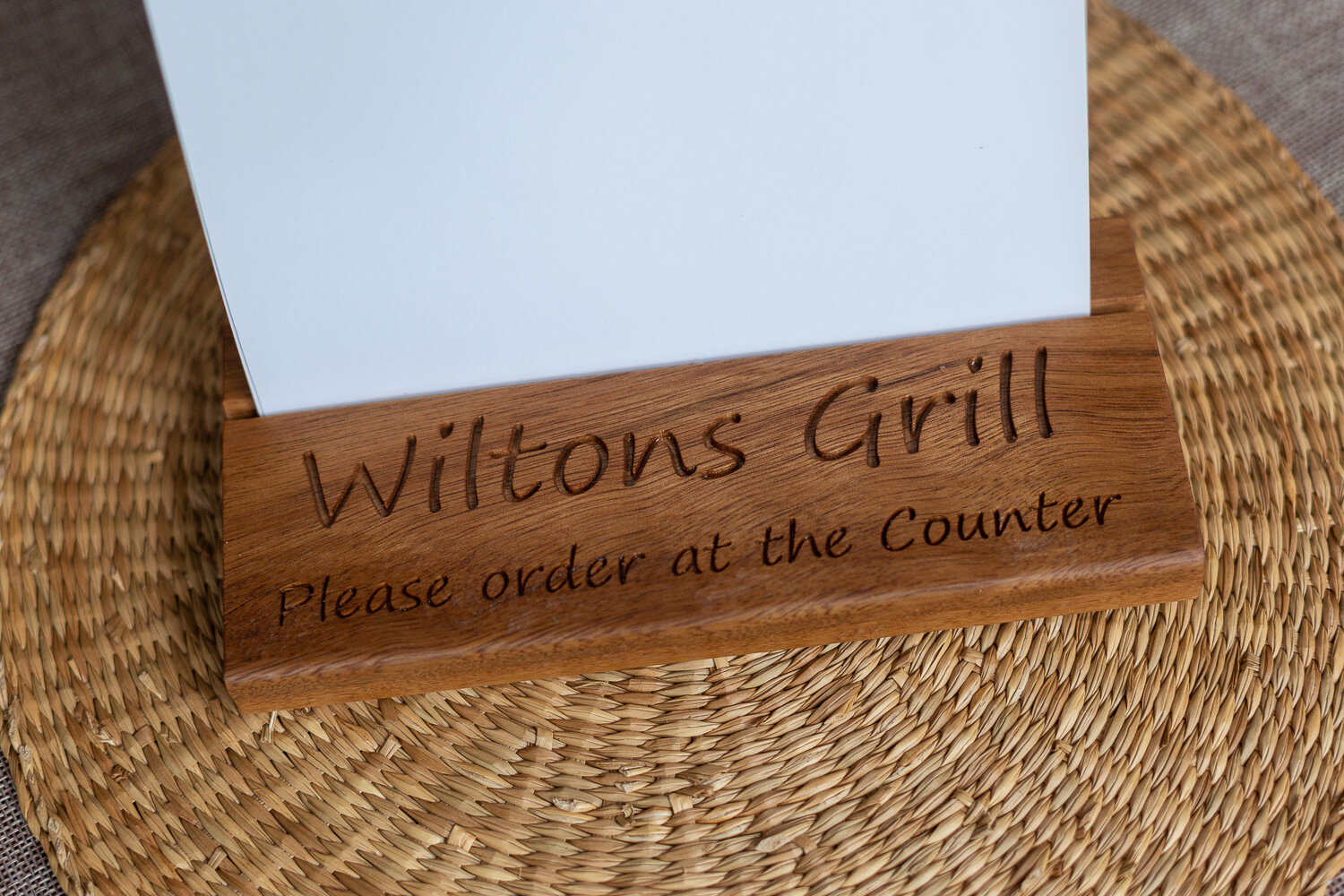 Logo and Message