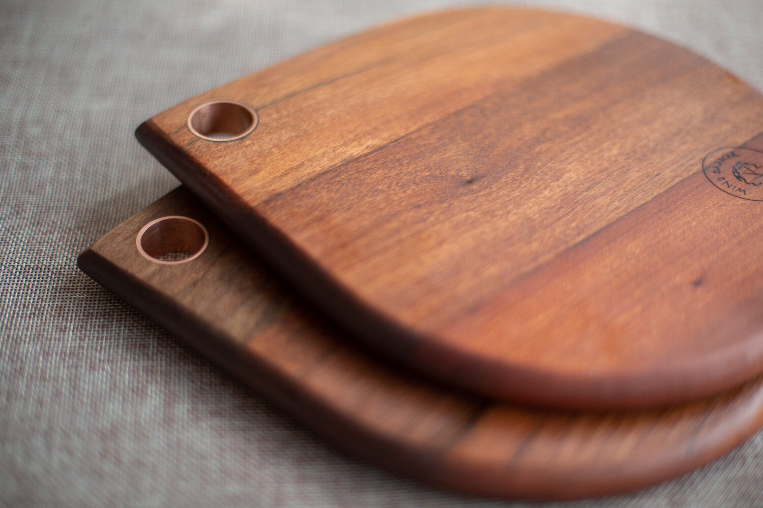 Beautiful copper inlay
