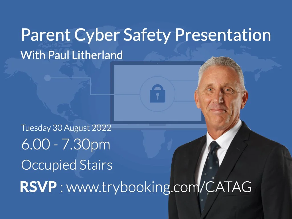Parent Cyber Safety Presentation with Paul Litherland