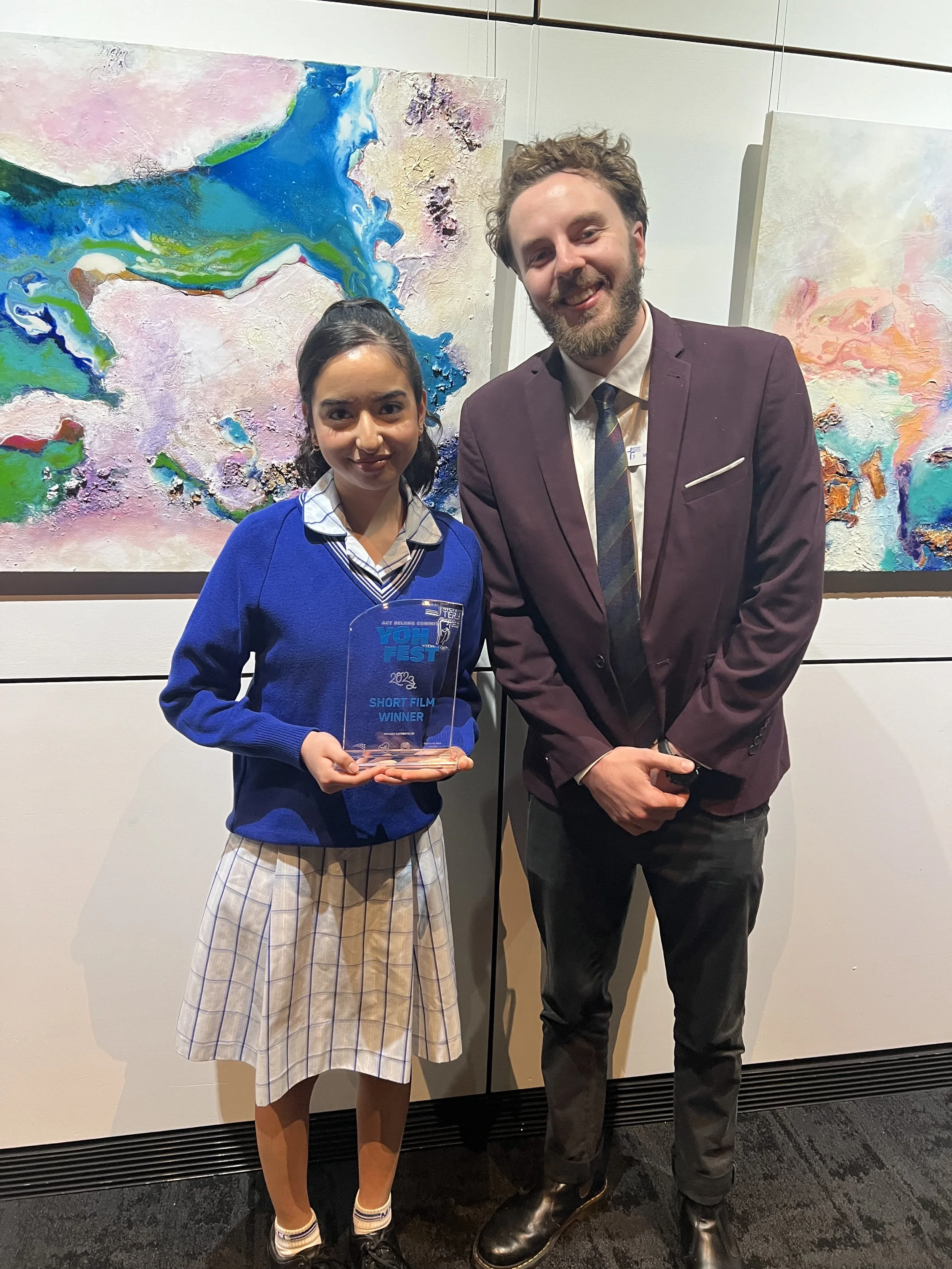 Natalia Jaramillo (Year 11) YOH FEST Short Film Winner