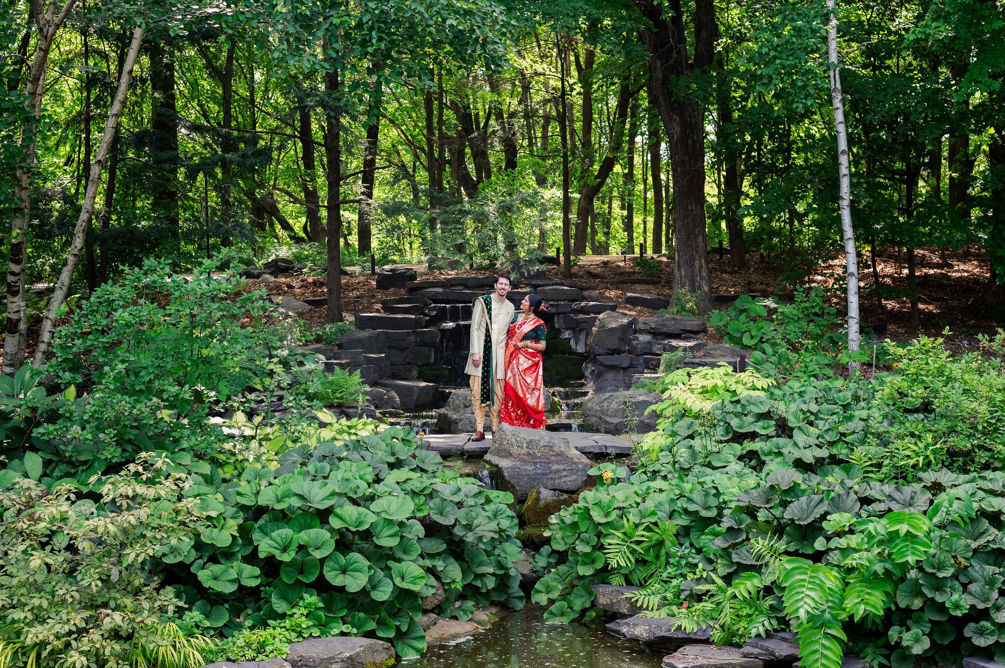 Multi-Cultural Wedding at MN Landscape Arboretum
