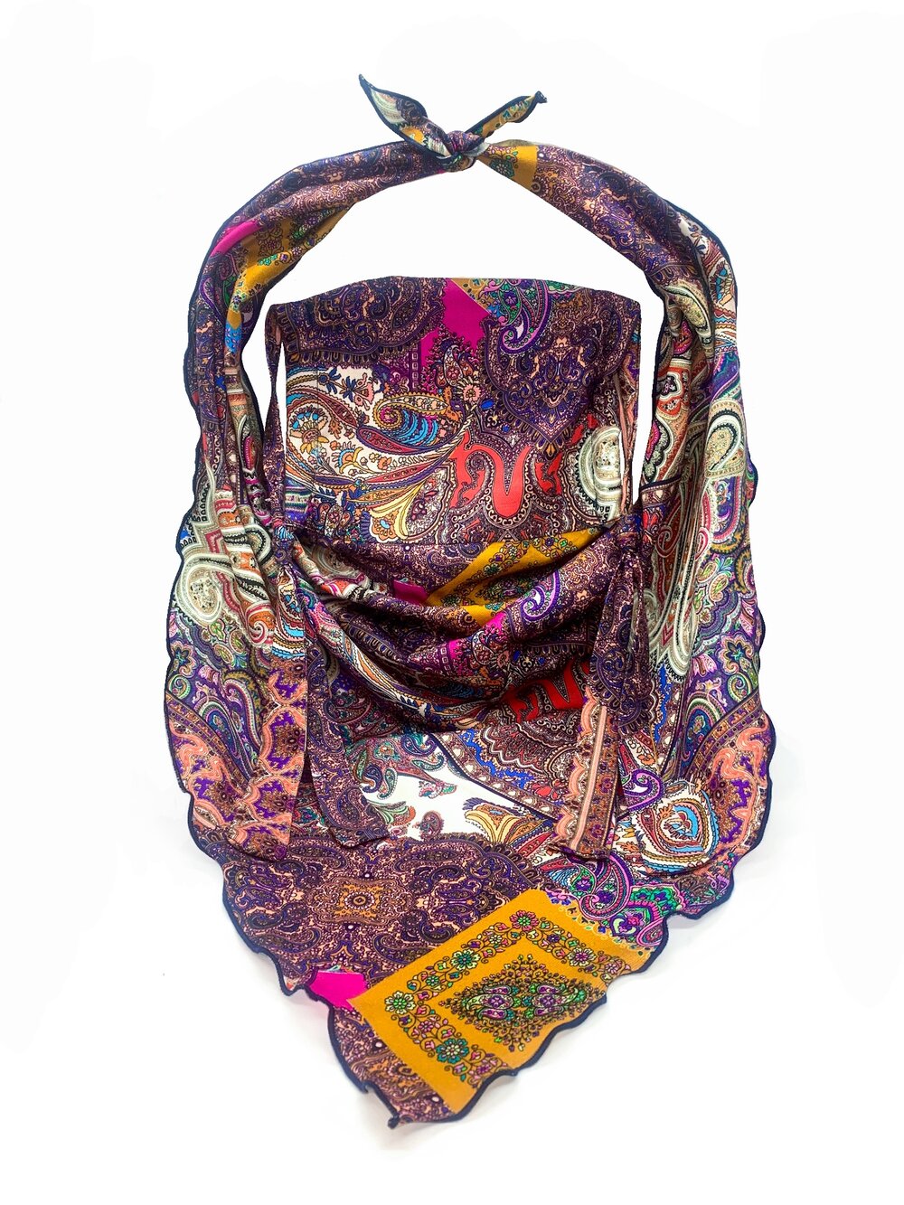 Paisley Masked Scarf