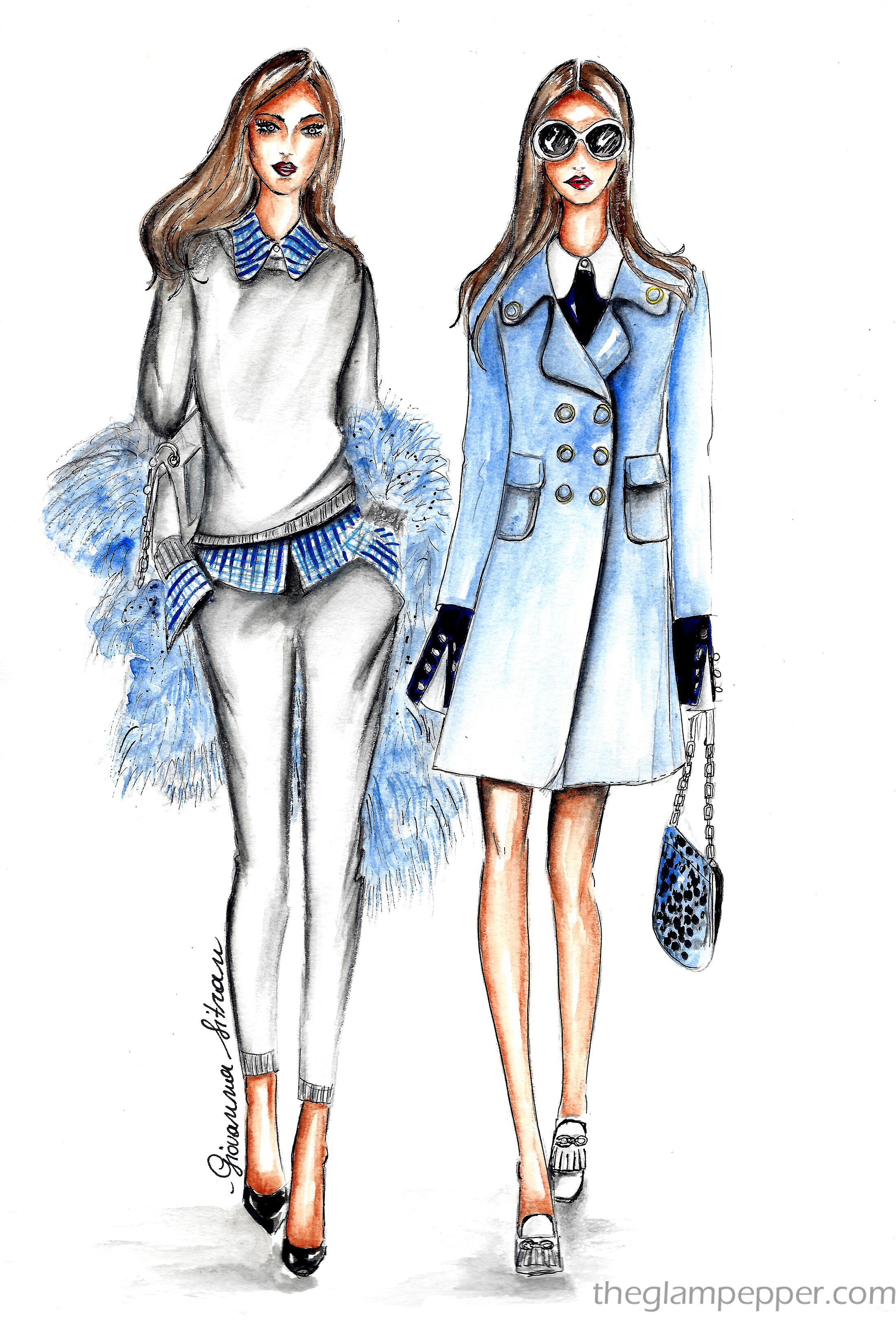 Fashion illustration| Michael Kors Fall/Winter 2016/17