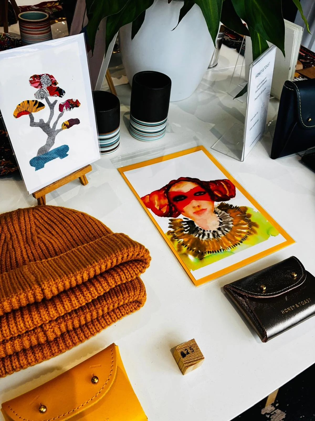 Inky Face Cards at Edy and Bridge Store, Nunhead Green.