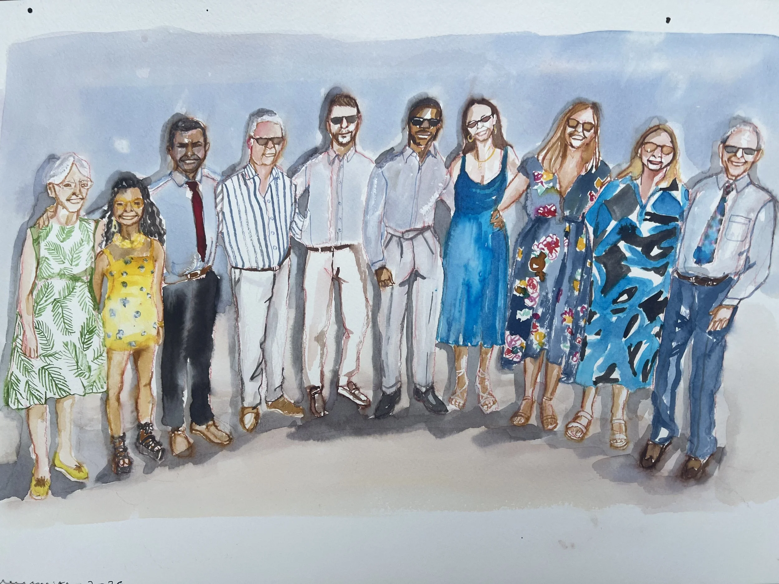 Large Wedding Group July 2025 