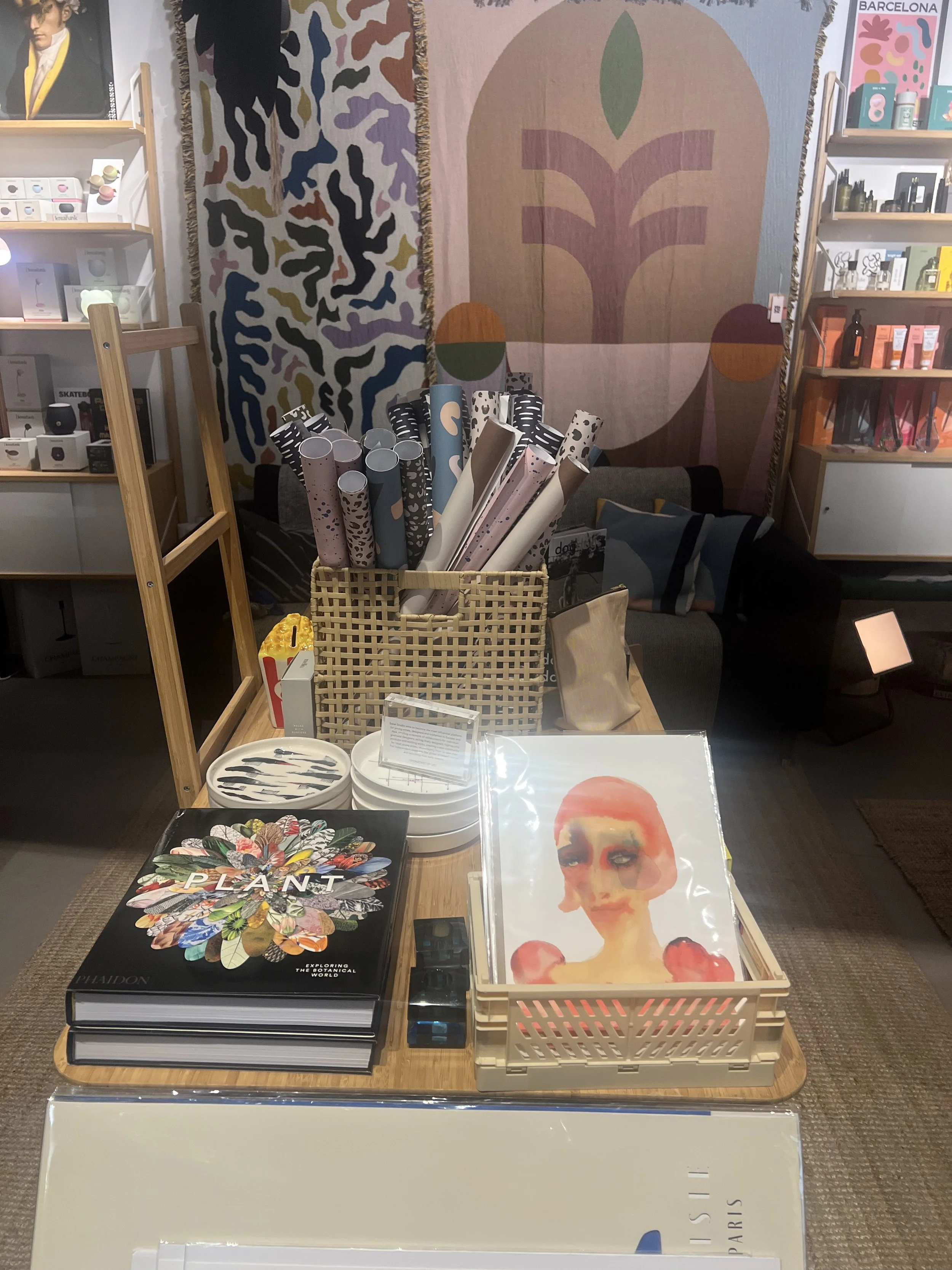 Inky Face Giclee Prints at In-Residence Store, Islington.