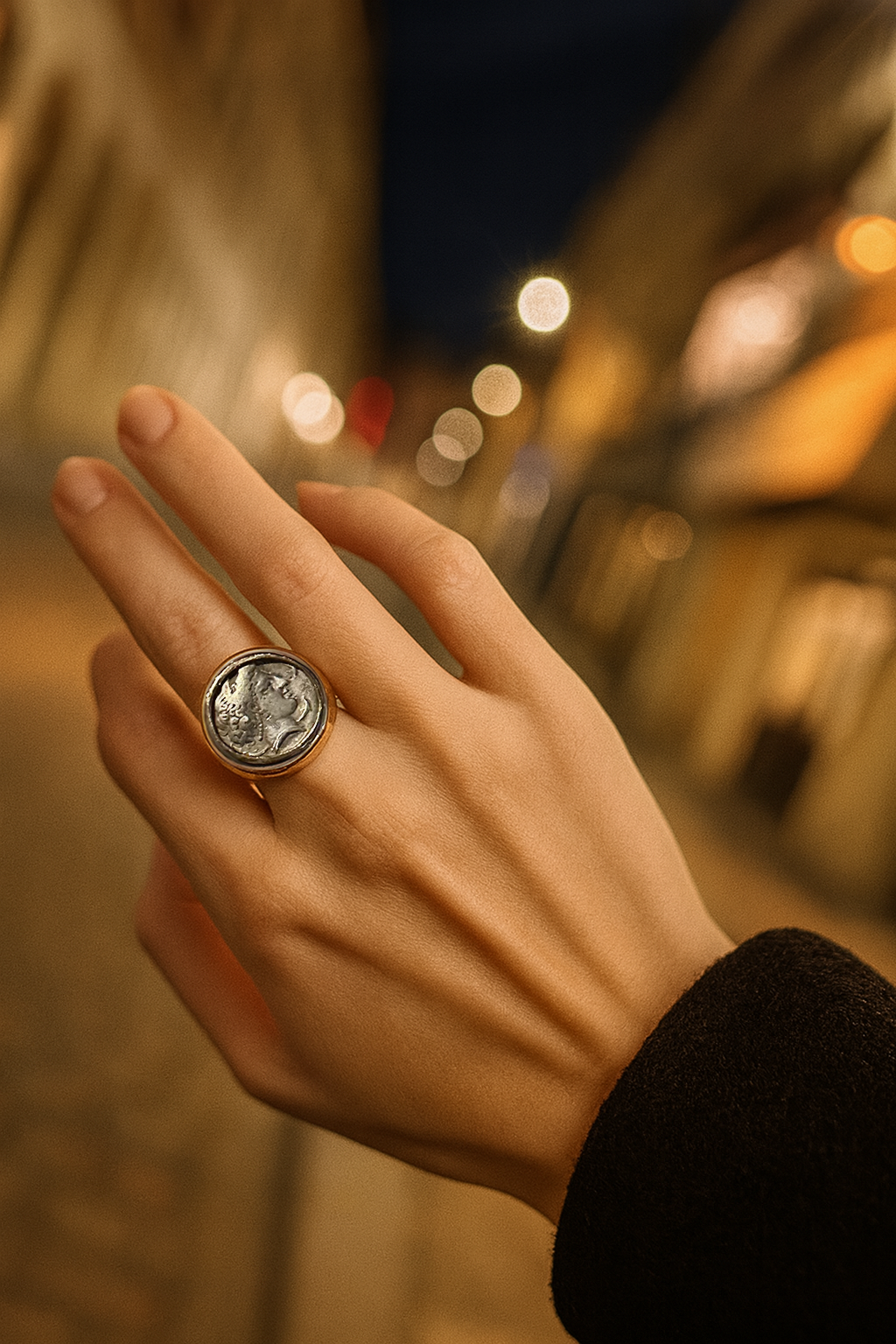 Bague signée BVLGARI, collection “Monete”