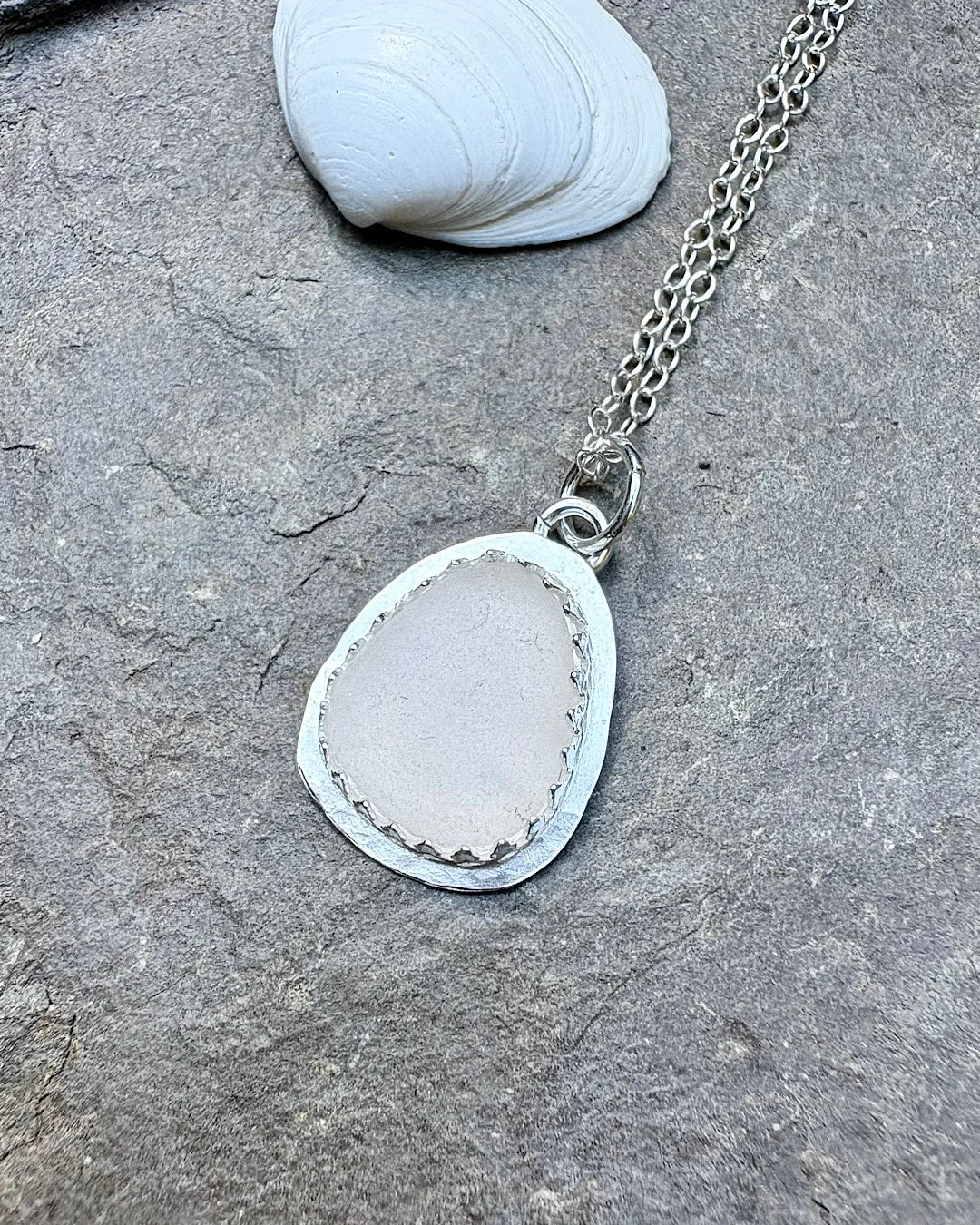 Sea Glass Necklace - Shore Soarer