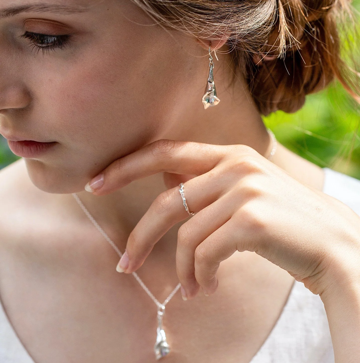 handmade jewellery with meaning and symbolism, inspired by nature, with lily
