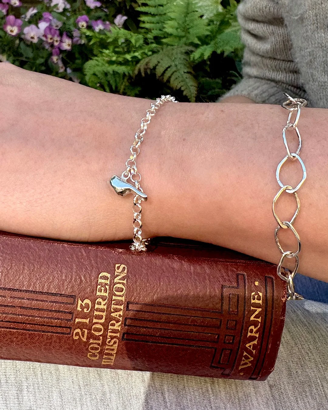 Silver Bird Charm Bracelet