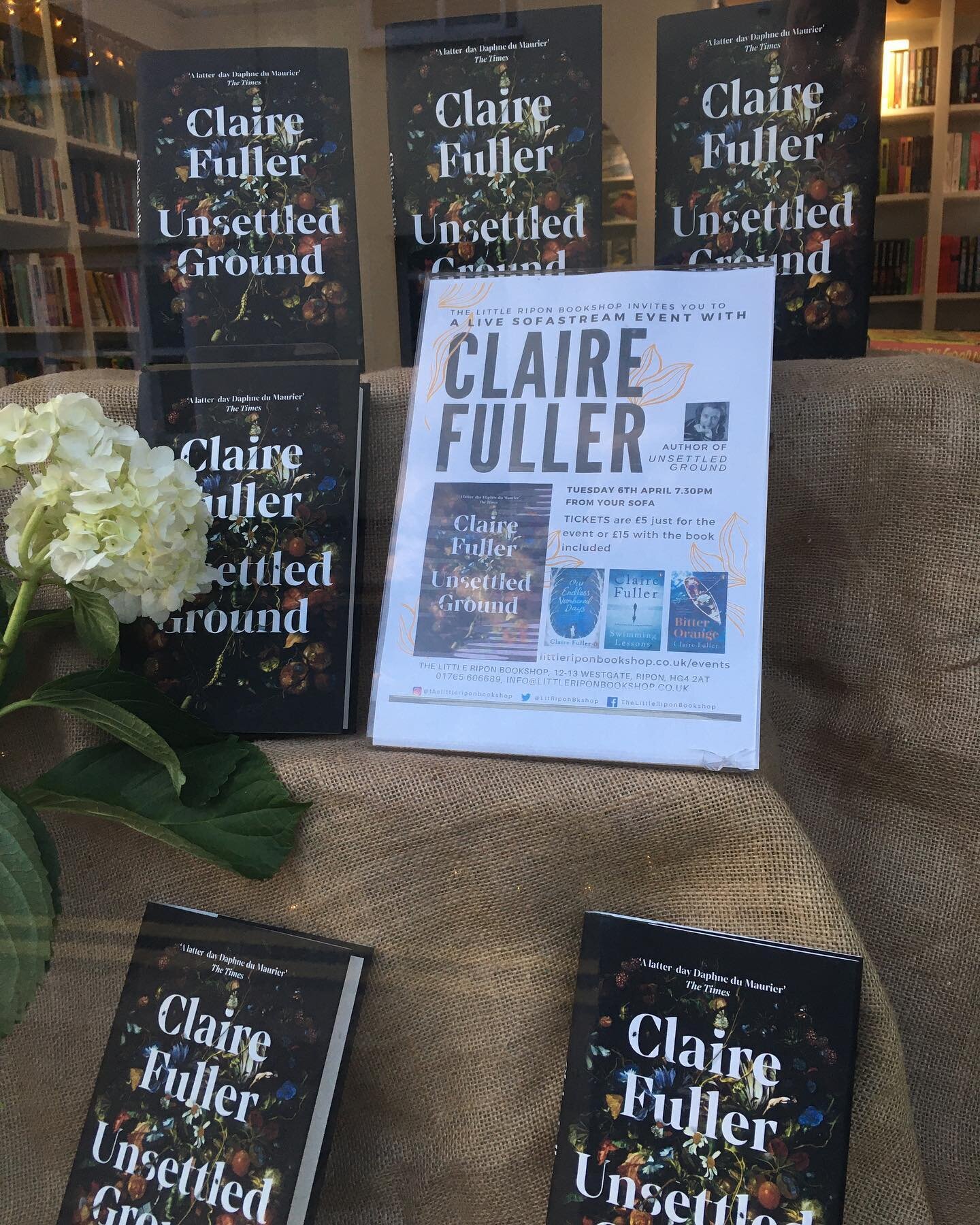Happy Publication Day to @writerclairefuller! Unsettled Ground is out today with it&rsquo;s glorious jacket and gripping story of life on the fringes of society. A moving portrait of a family struggling to come to survive grief, betrayal and a new tr