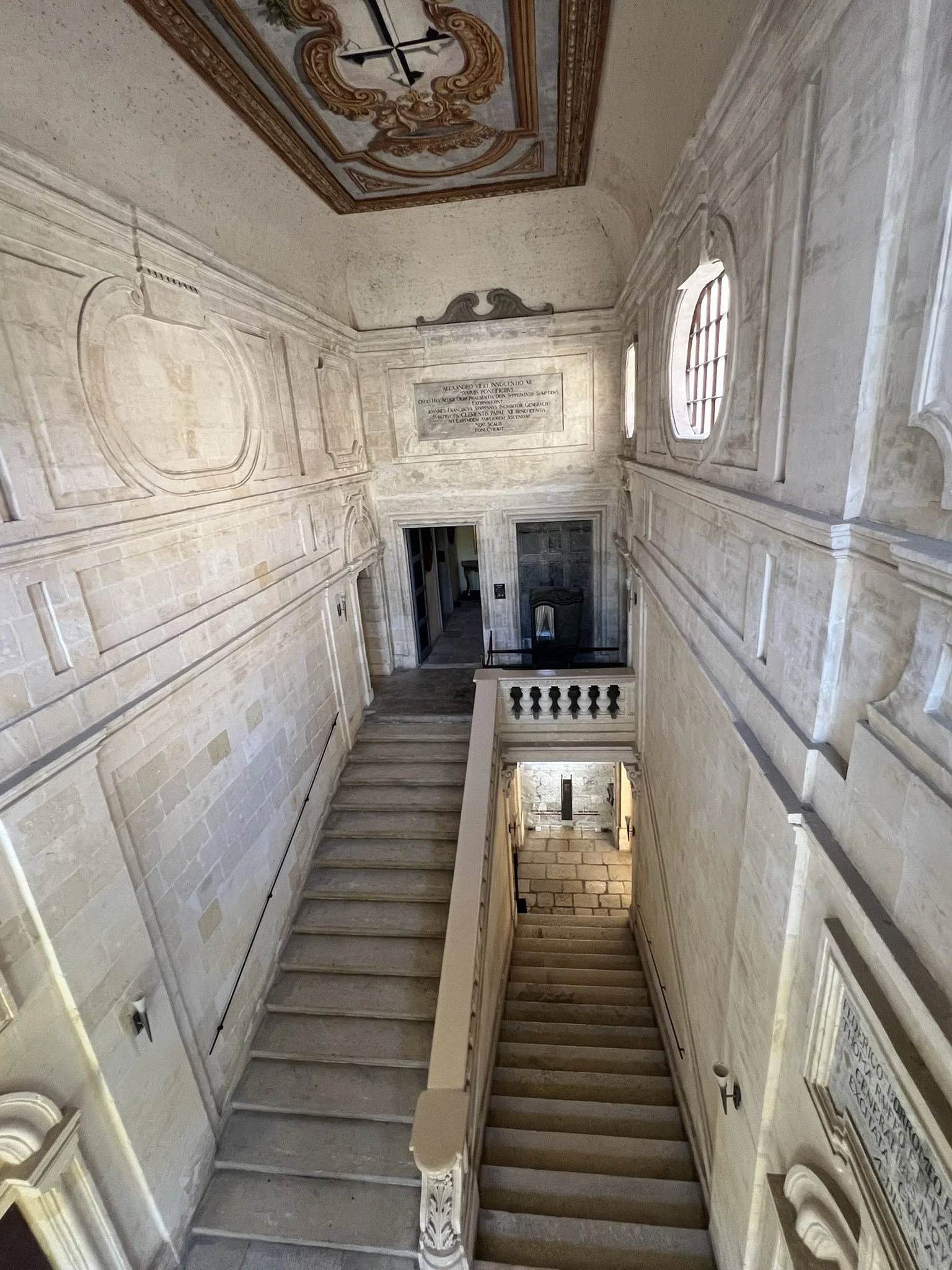 The grand entrance to the Inquisitor’s Palace (with prison cells hidden below the stairs)