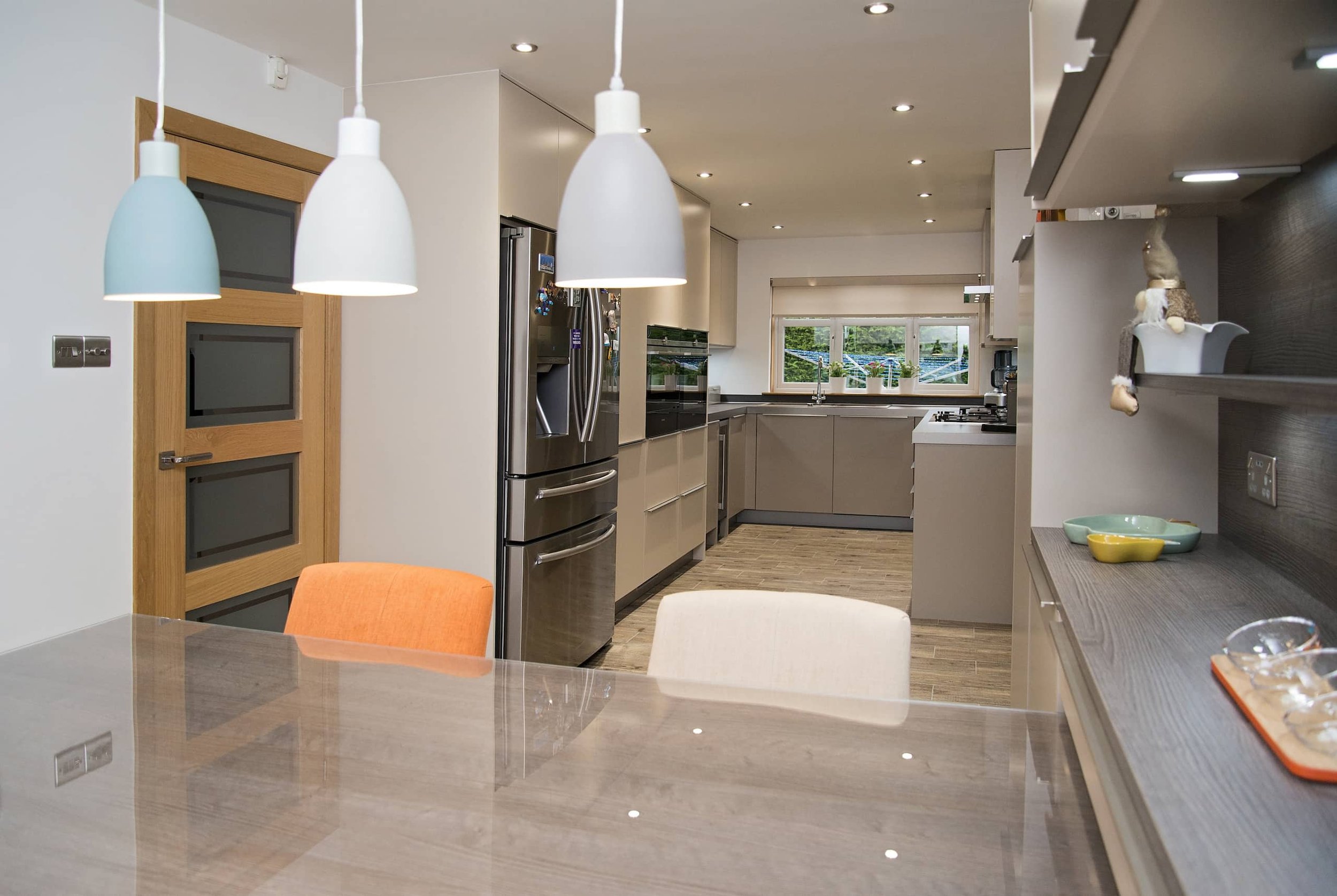 Modern Warm Neutral Kitchen-Diner Glasgow | Affordable Luxuries