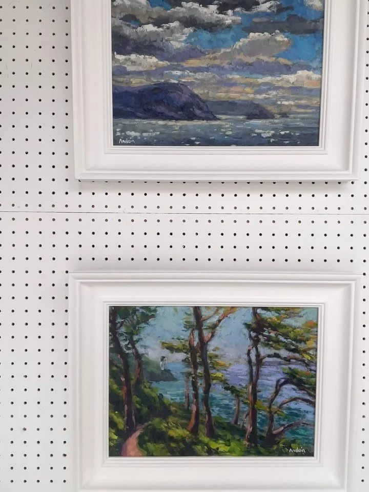 Lots of plein air painting around the Roseland this summer. The first few are already in The New Gallery Portscatho #landscapepainting #cornishlandscapes #seascapepainting #cornishartist #portscatho #cornishcoast