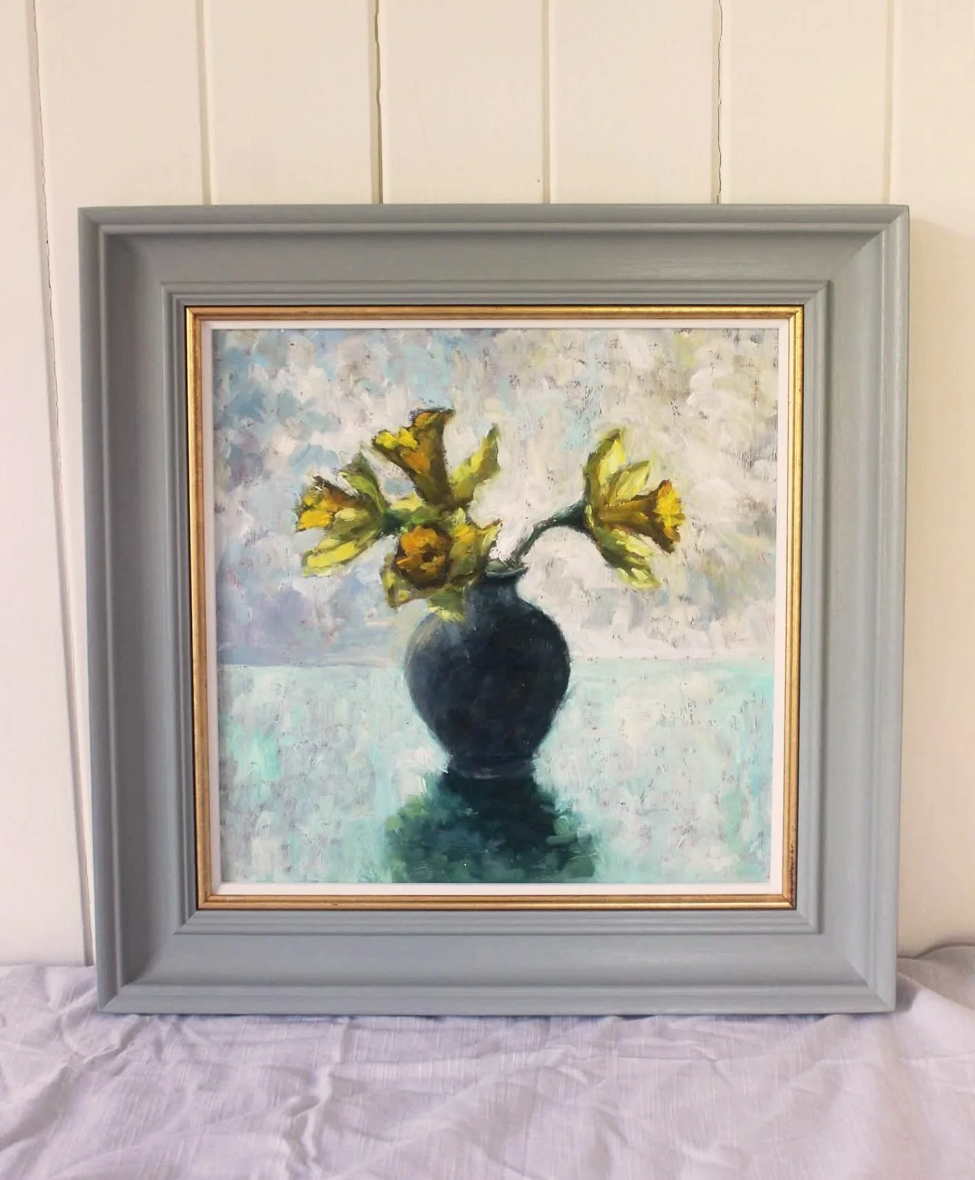 Pleased to share that this piece, which was painted in the studio above @thenewgalleryportscatho, will be on display in the @stivessociety Christmas Open exhibition until 2nd Jan. Pop in and take a look if you are in the area!