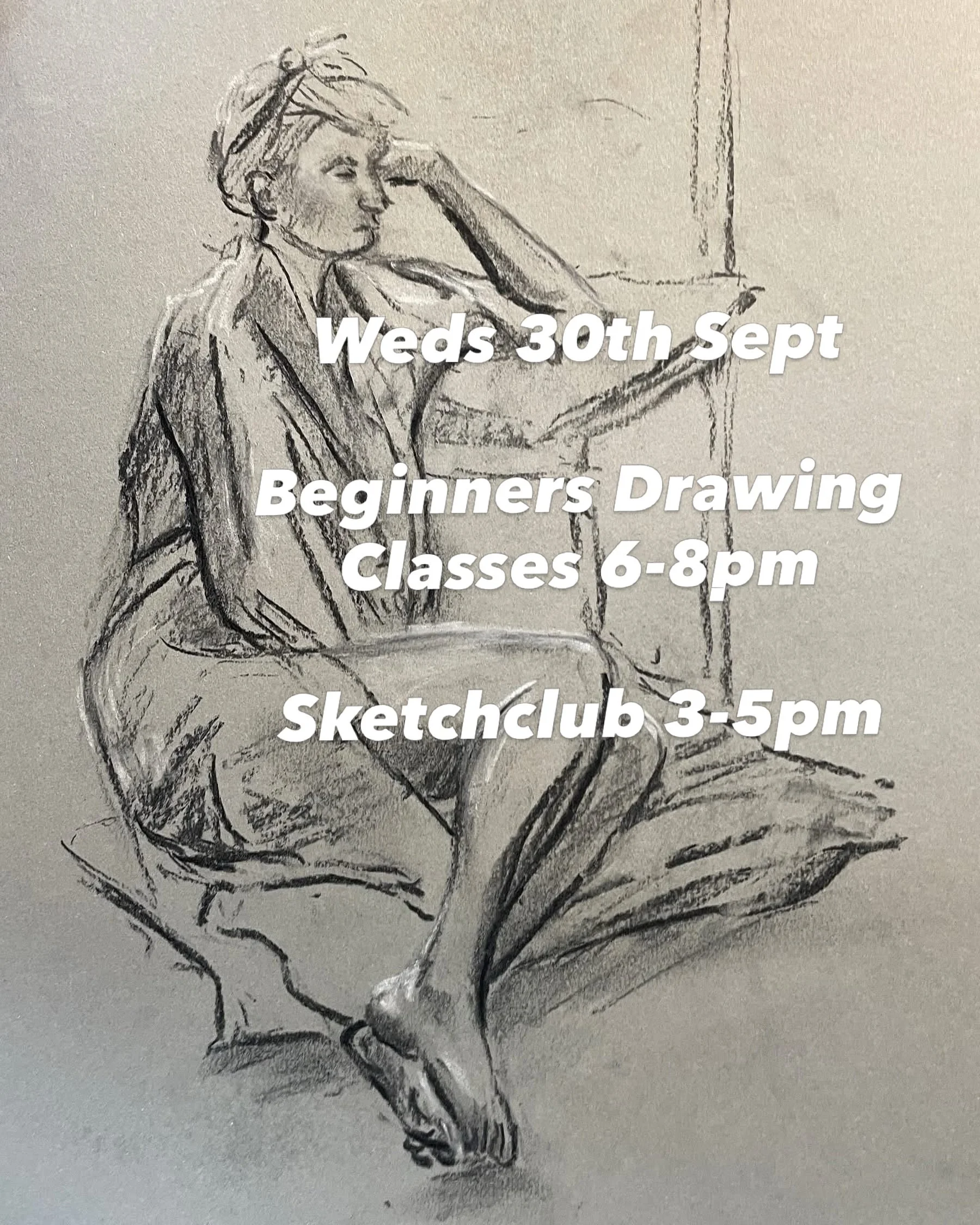 📍The Boathouse Portscatho

Join us this Weds 30th for the next drawing sessions:
Sketchclub 3-5pm (free)
Beginners Drawing Classes 6-8pm &pound;10

All welcome!