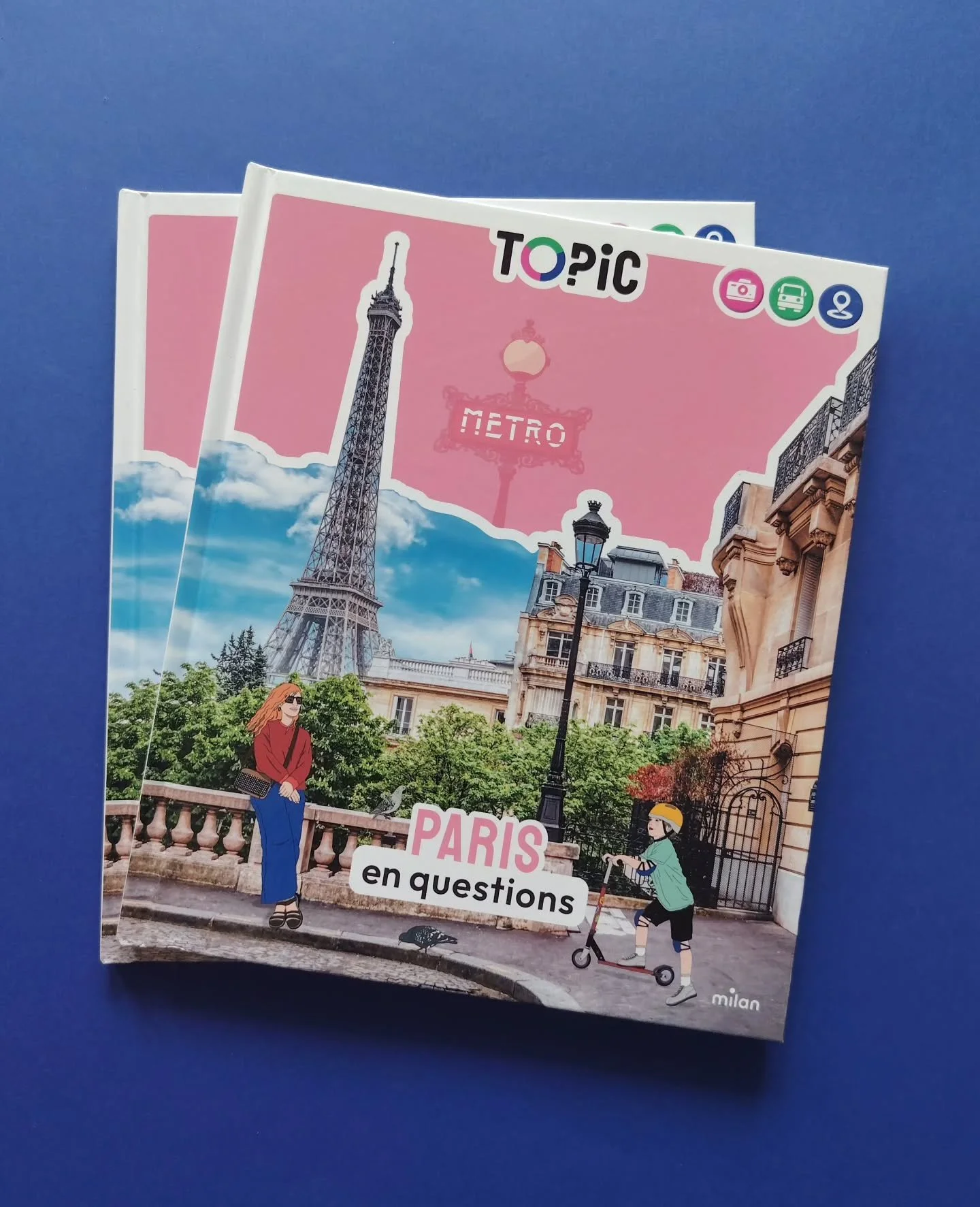 🗼📖

Paris en questions,
&Agrave; partir de 7 ans.

"Un livre pour d&eacute;couvrir la capitale de la France, Paris, l'une des villes les plus visit&eacute;es du monde. Dans la collection"Topic", riche en photos et en illustrations r&