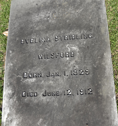 Grave and obituary of Evalina K Stribling