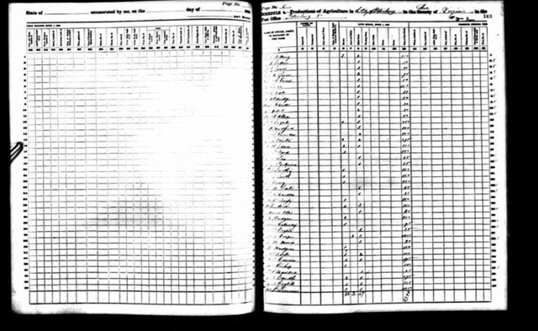 US Selected Federal Census Non-Population Schedules, 1850-1880 for Candle, Virginia. Accessible at ancestry.co.uk.