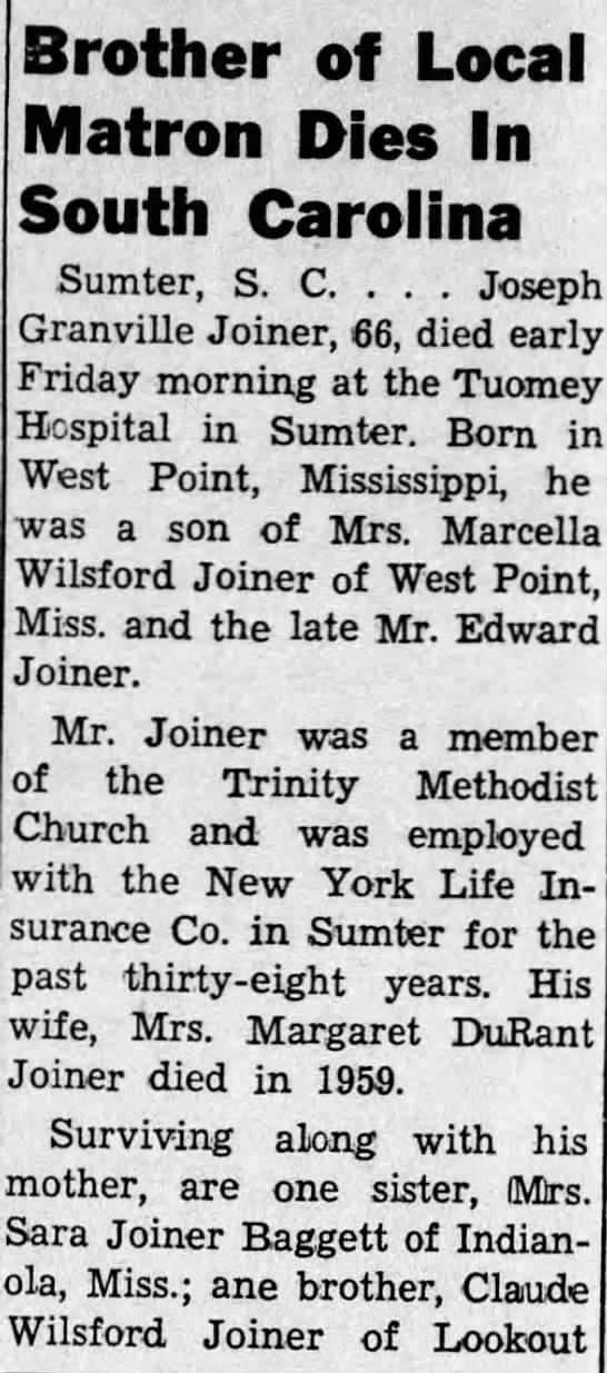 Obituary for interviewers son Joseph