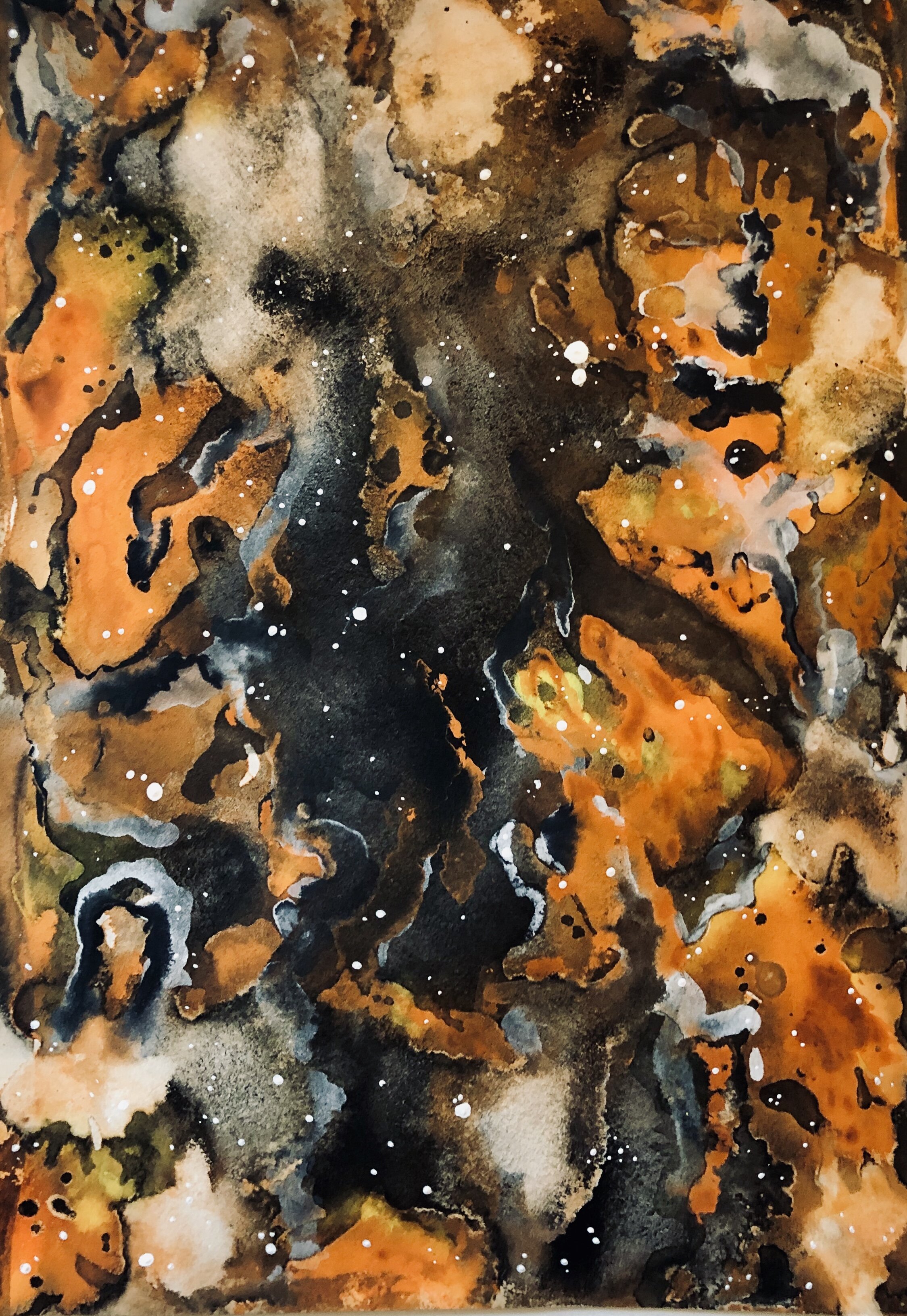 Watercolur 26x7cm