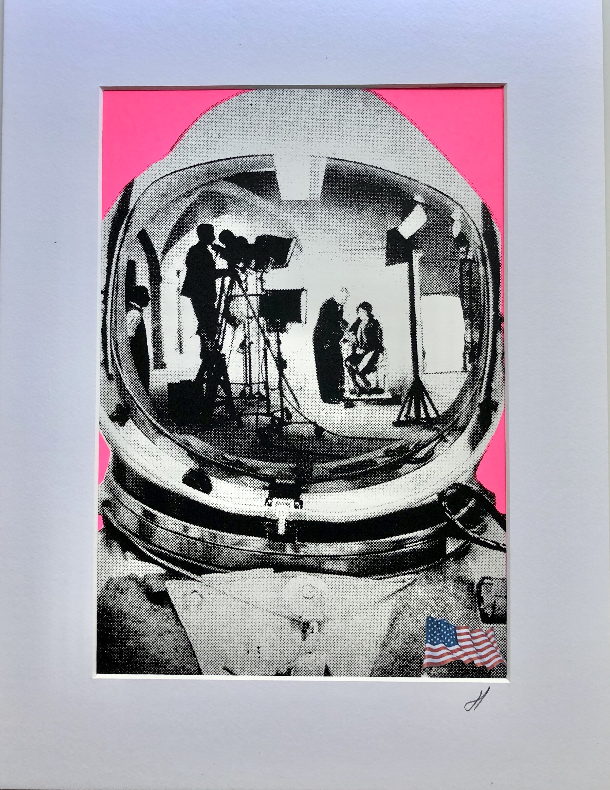 "What Conspiracy ?" Pink Screen Print A4