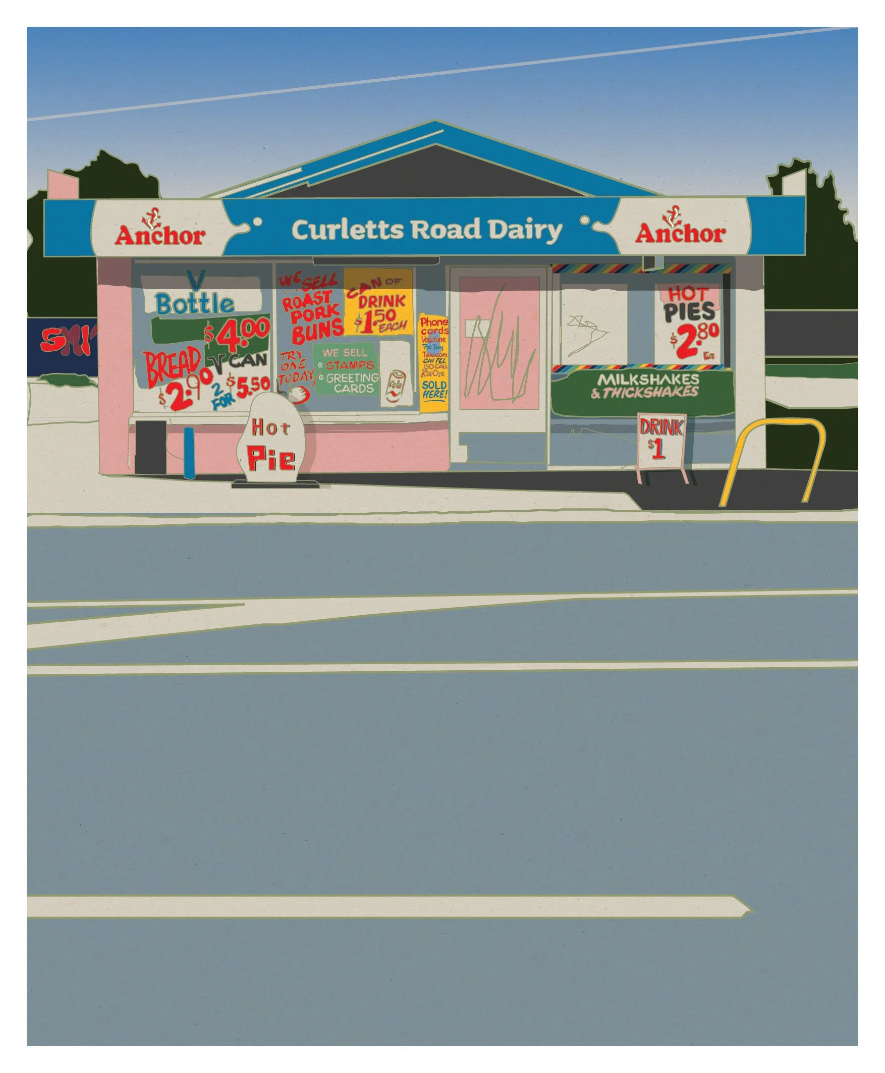 Curlett’s Rd Dairy, Riccarton, Otautahi | The Price I Pay by Jenny Morris