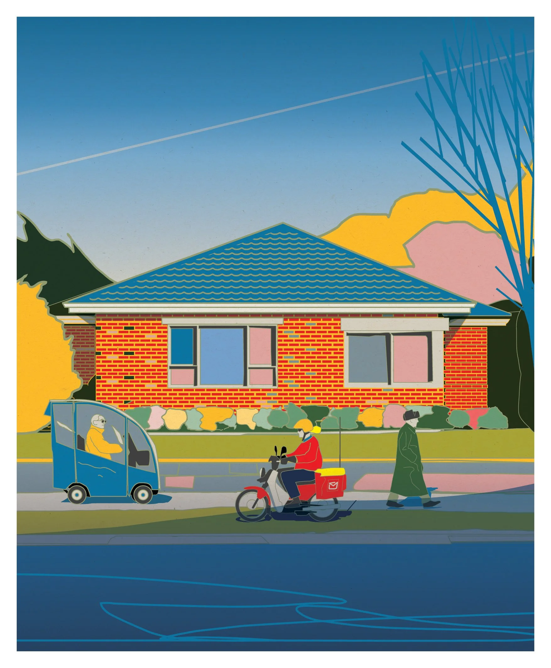 The streets of Avonhead, Otautahi | Walking in the Light by Th’ Dudes