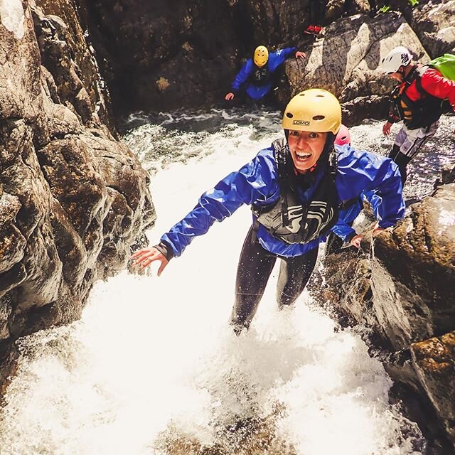 Lots of action in all 3 ghylls and canyons this bank holiday weekend🤘🏼💦 Free high quality photos on every trip with us. Email us for more info or visit our website! #ghyllscrambling #canyoning #adventures #canyoningiswhatwedo #icopro #lakedistrict