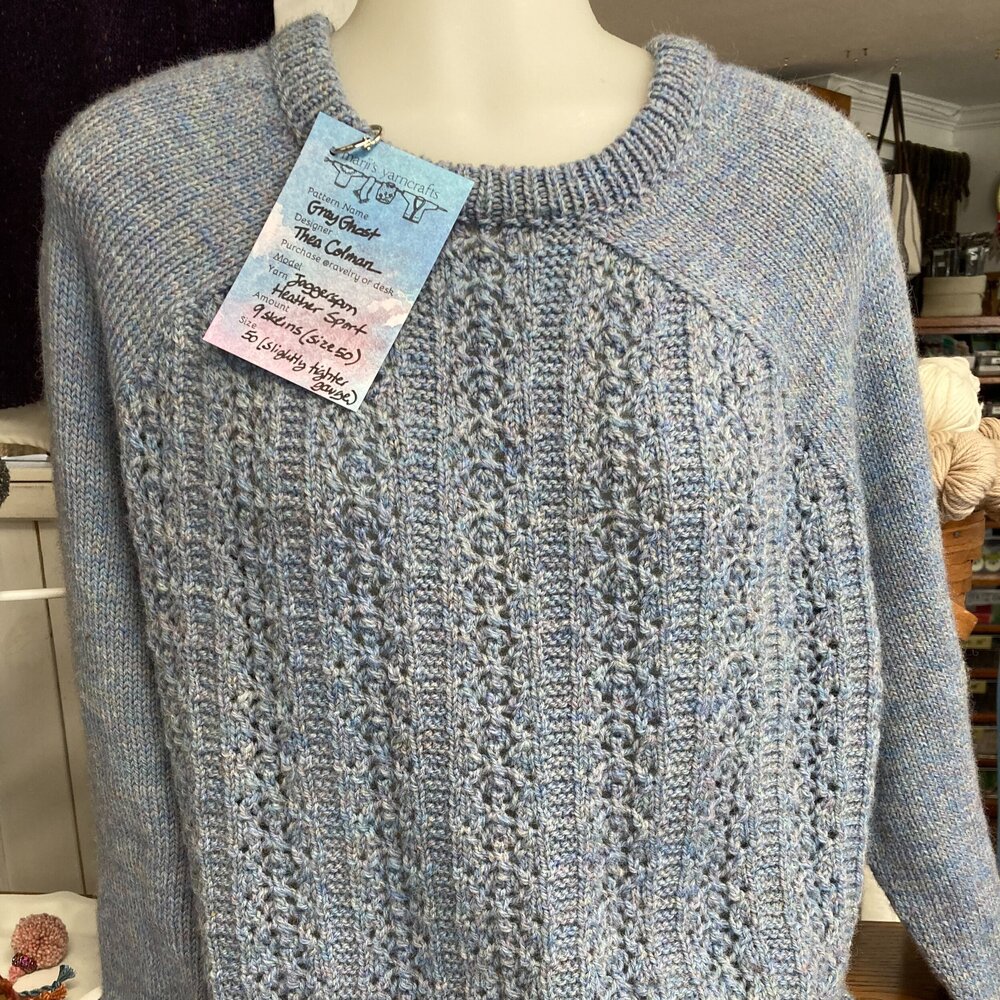 Gray Ghost Sweater by Thea Colman