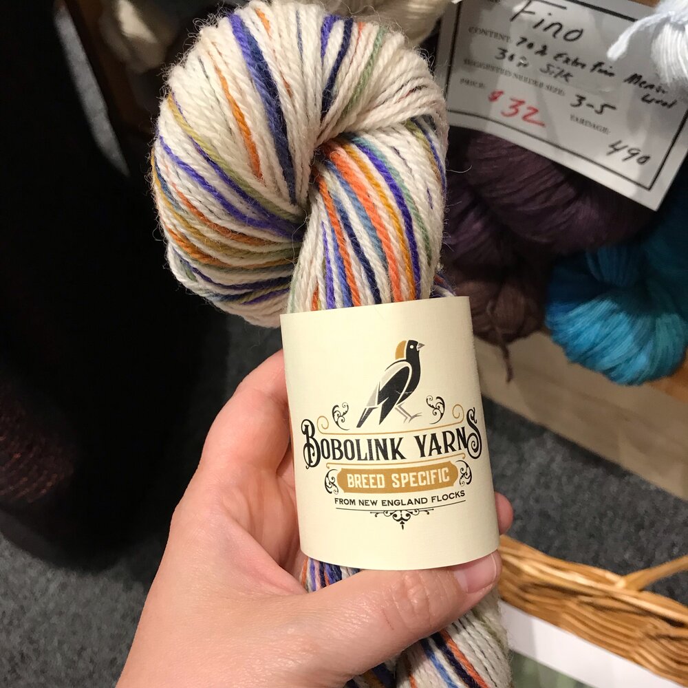More gorgeous locally sourced and spun yarn!