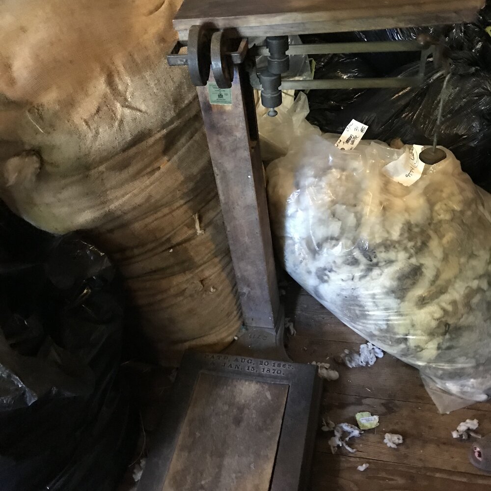 How else do you weigh wool? 