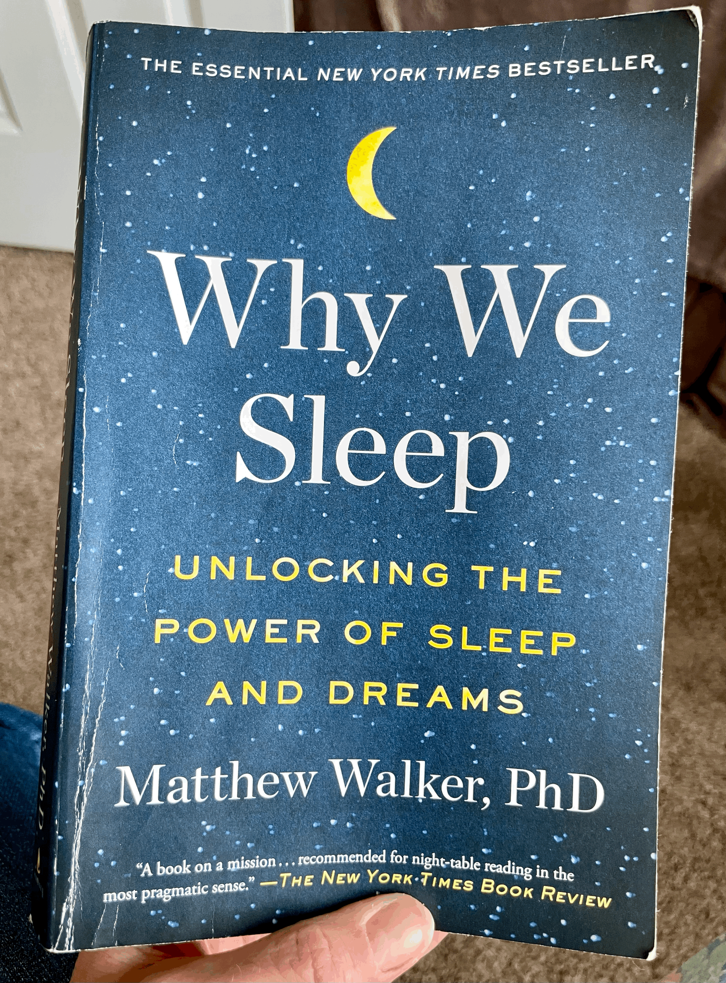 Bibliotherapy: Why We Sleep by Matthew Walker, PhD