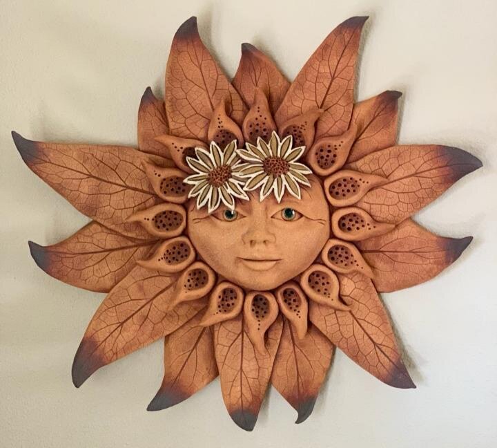 Double Petal Sungirl (Natural Clay)