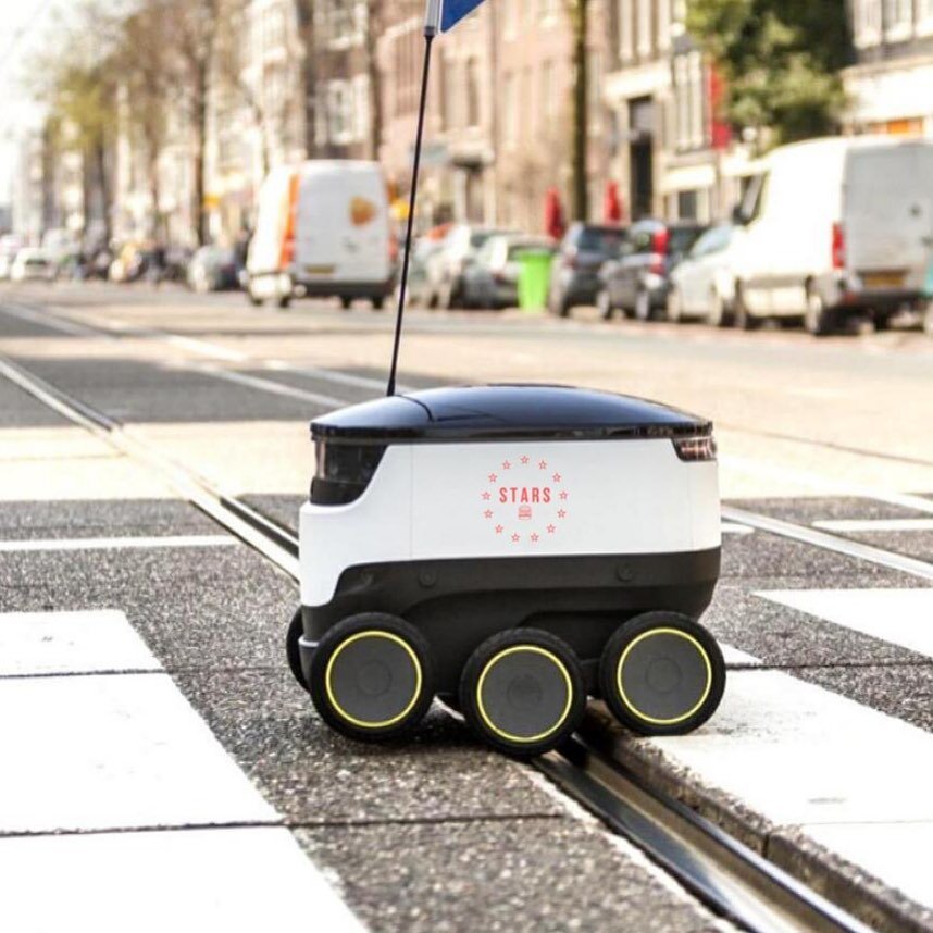 We can&rsquo;t wait to get these launched later this summer, which will come 1st U.K. or US... @starshiprobots #starsinc #plantbasedfood #californiastartup #sanfran #starship #futureoffood