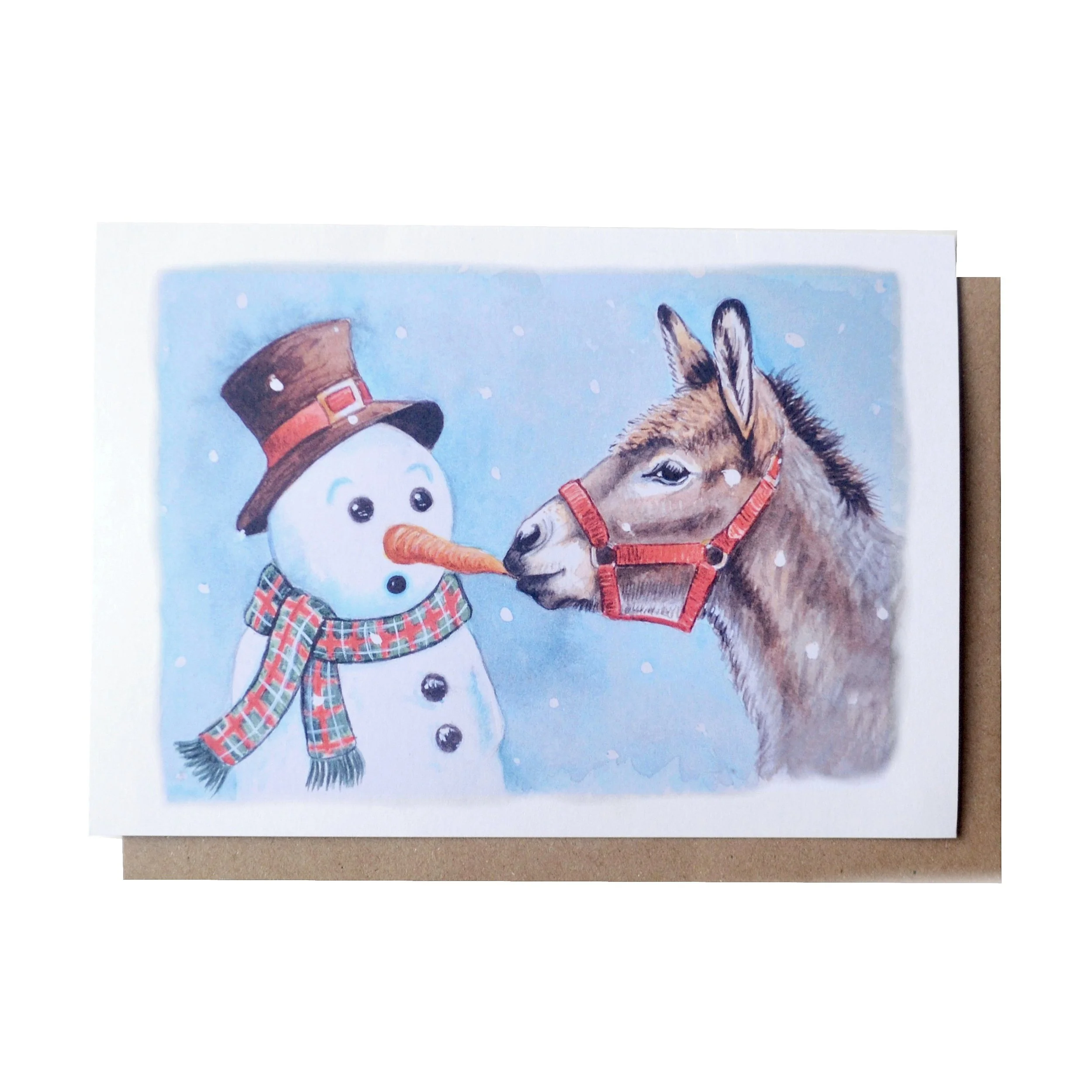 Donkey Snowman square.JPG