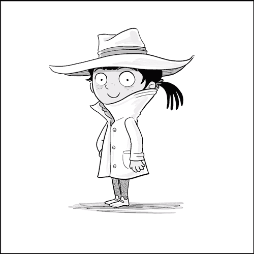 Detective Dot tosses a bone. Robin Boyden