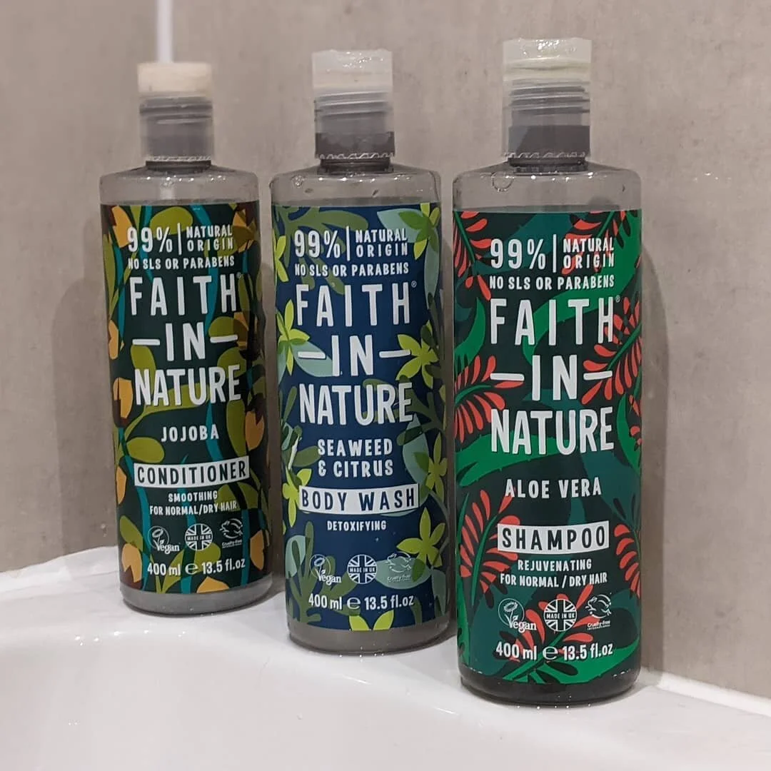 I love that at @faithinnature_uk natural, vegan, cruelty free and ethical aren't just buzzwords. They have been creating products since the 70's in these ways and they are my go to shower products. 

Not only are their bottles 100% recycled, but you 