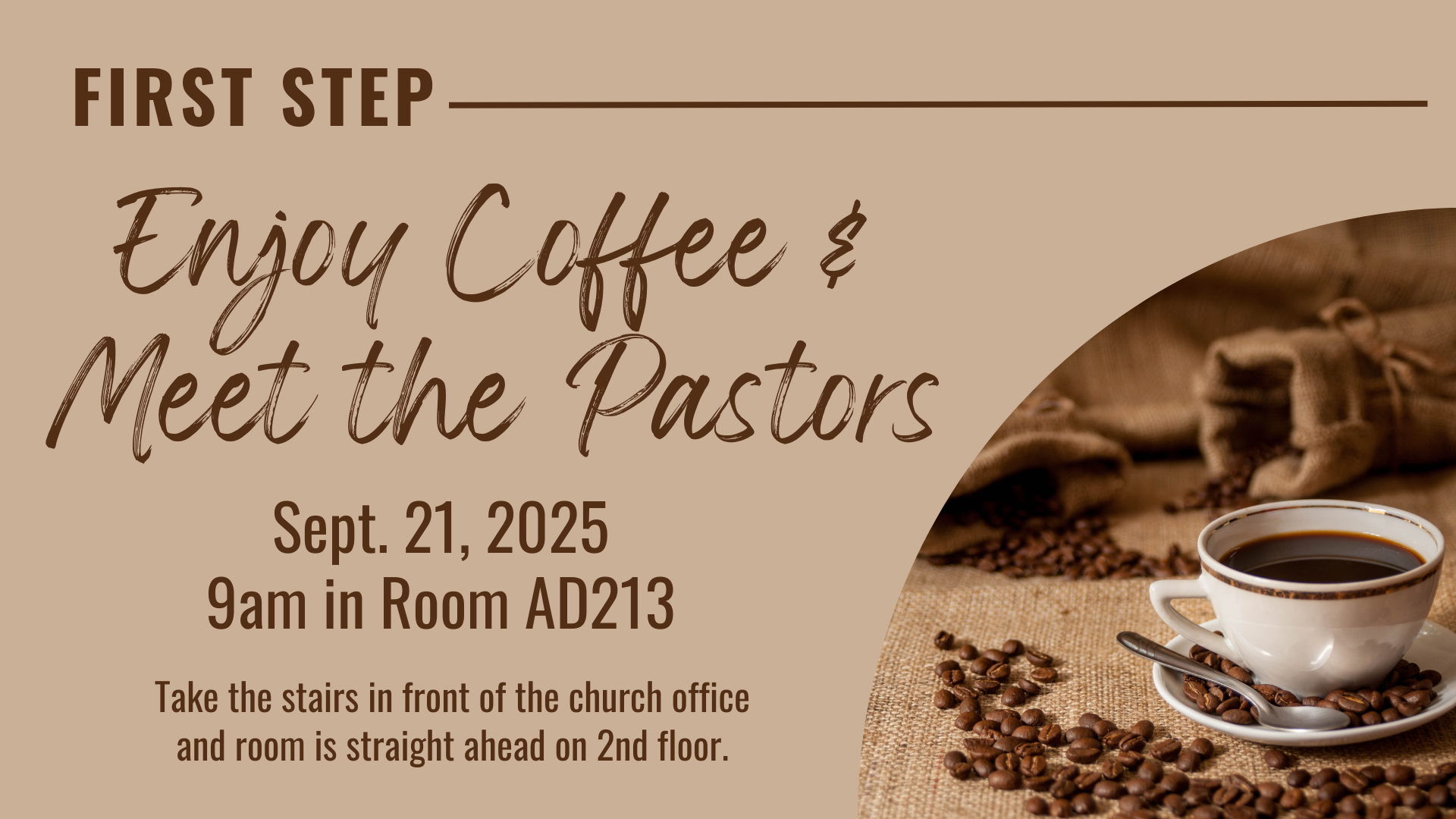 First Step: Meet the Pastors