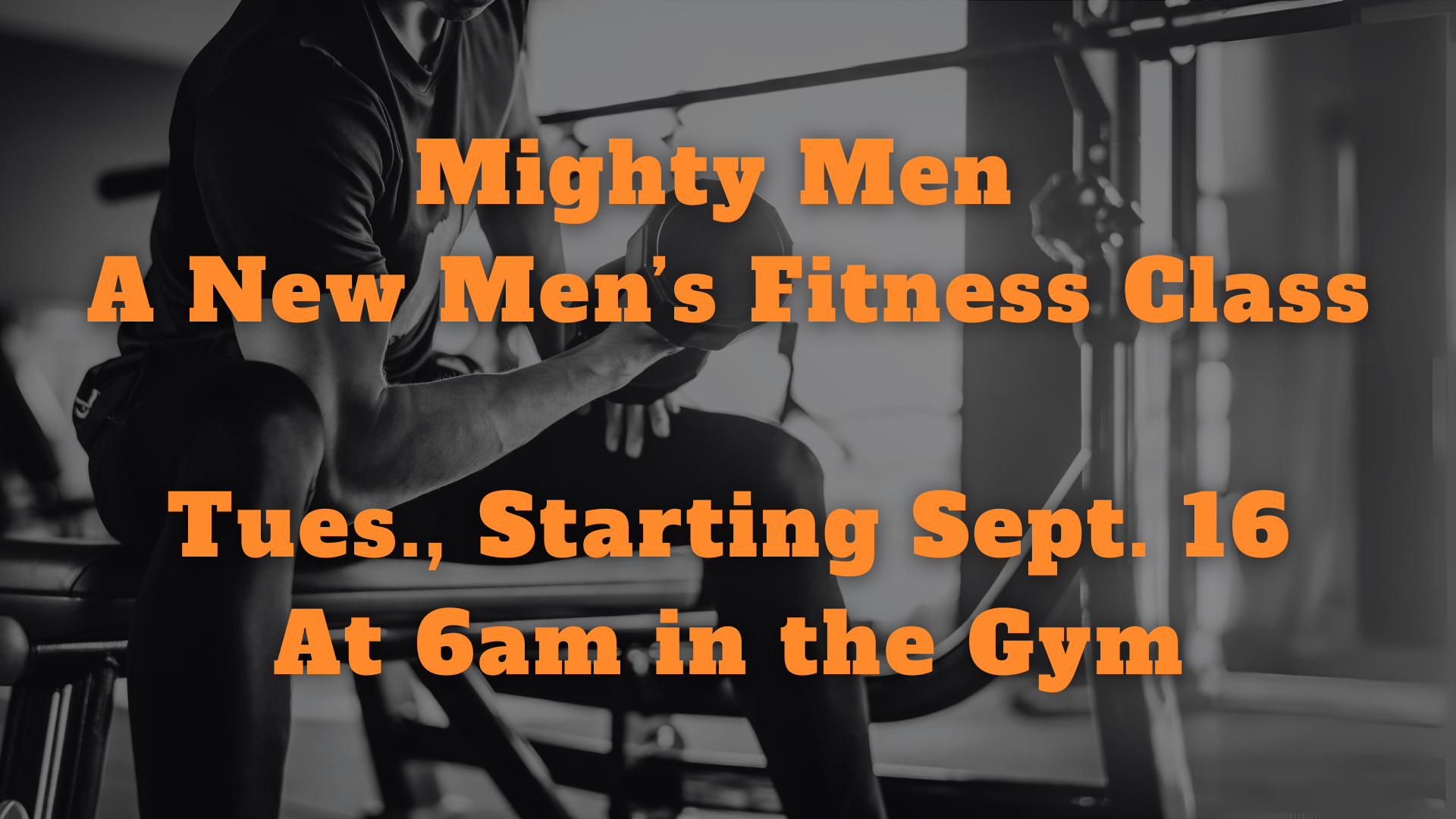Mighty Men Fitness Class