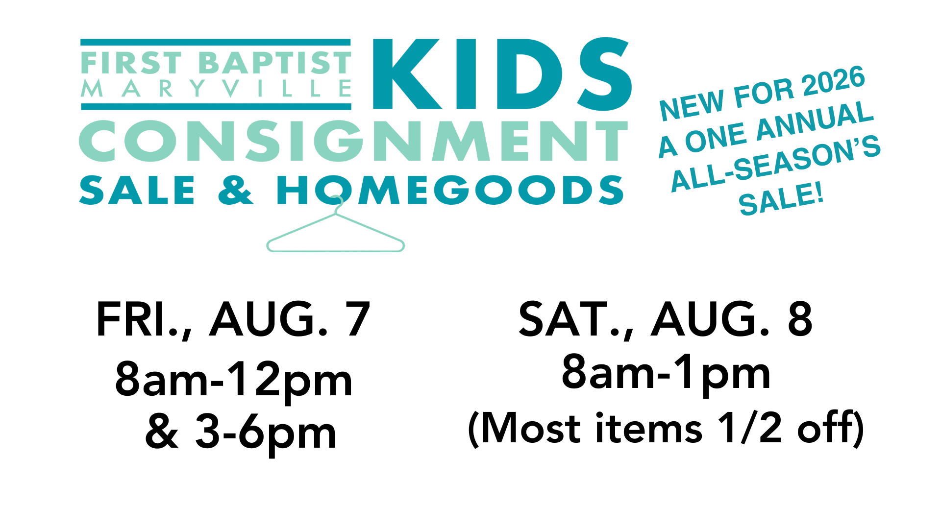 Kids Consignment Sale