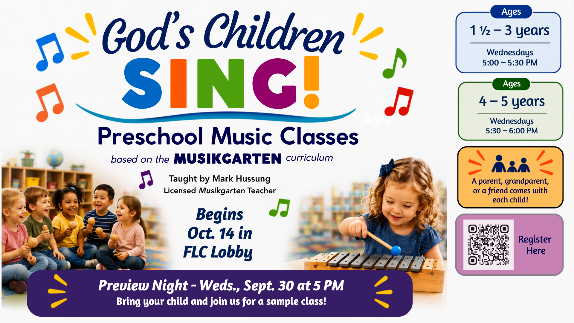 Preschool Music Class (Musikgarten)