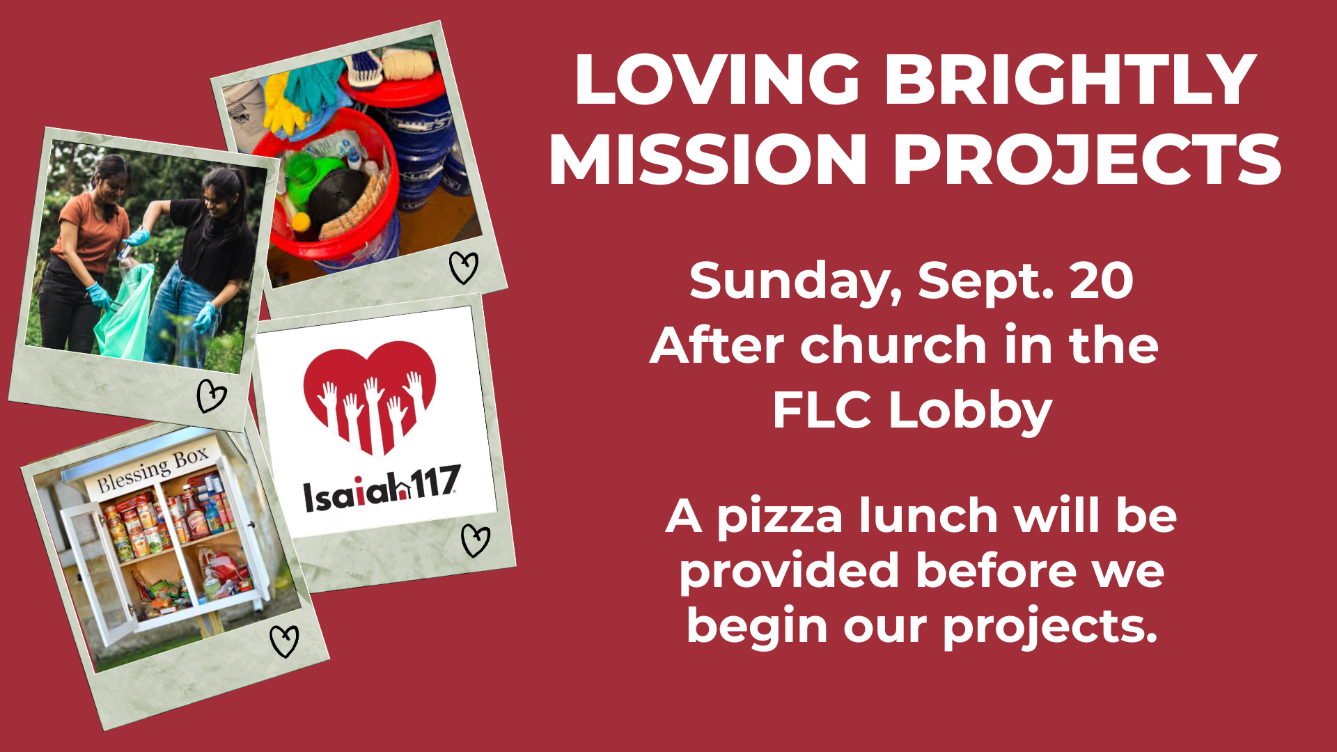 Loving Rightly Mission Projects