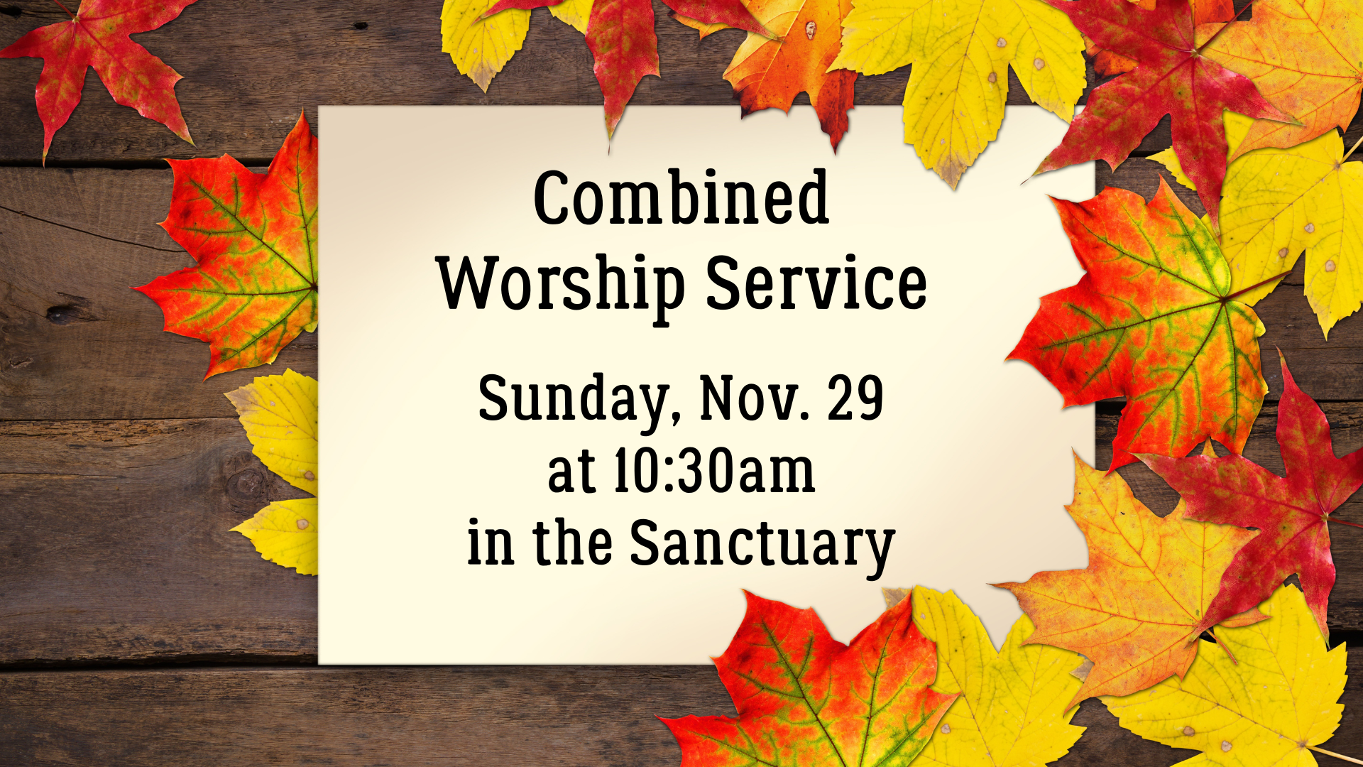Combined Service