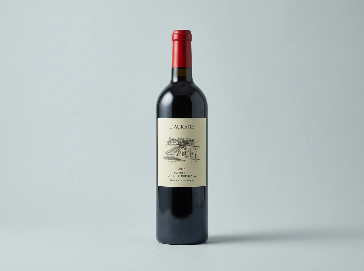 Domaine de L'Aurage Castillon Côtes de Bordeaux 2018
