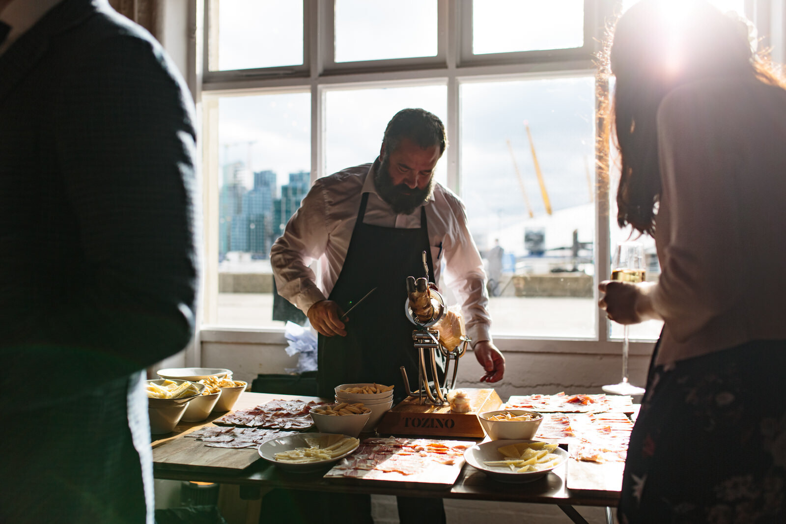 Jamon Iberico wedding snacks and canapes