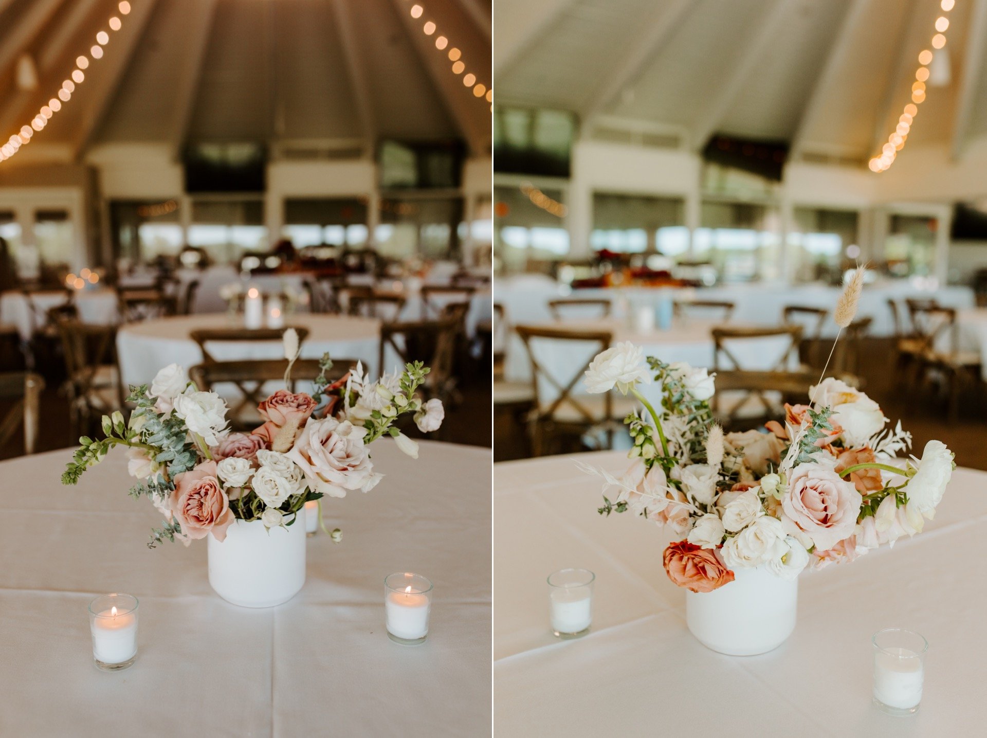 White and blush Royal Golf Club Wedding, Amber Holte Photography