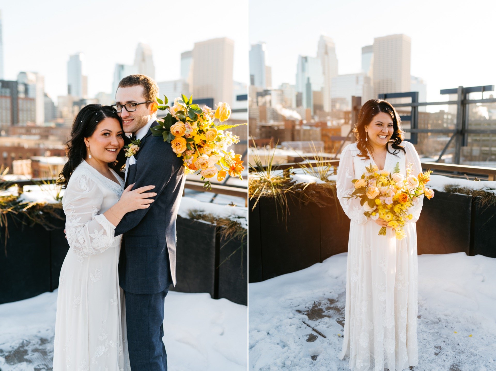 Colorful Winter Wedding at The Annex with Allison Hopperstad