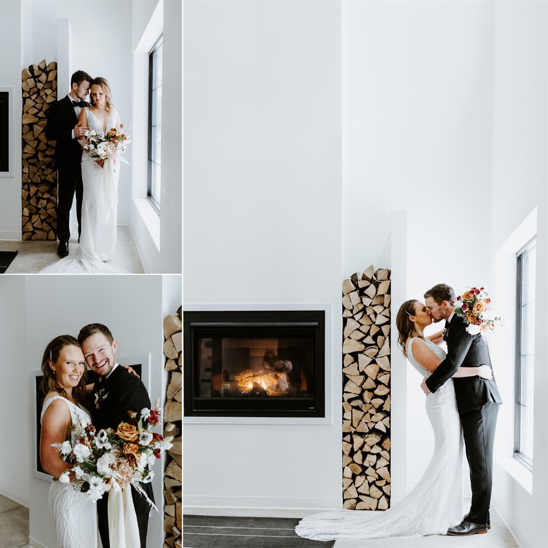 Pinewood Winter Wedding with Lahzeh Photography