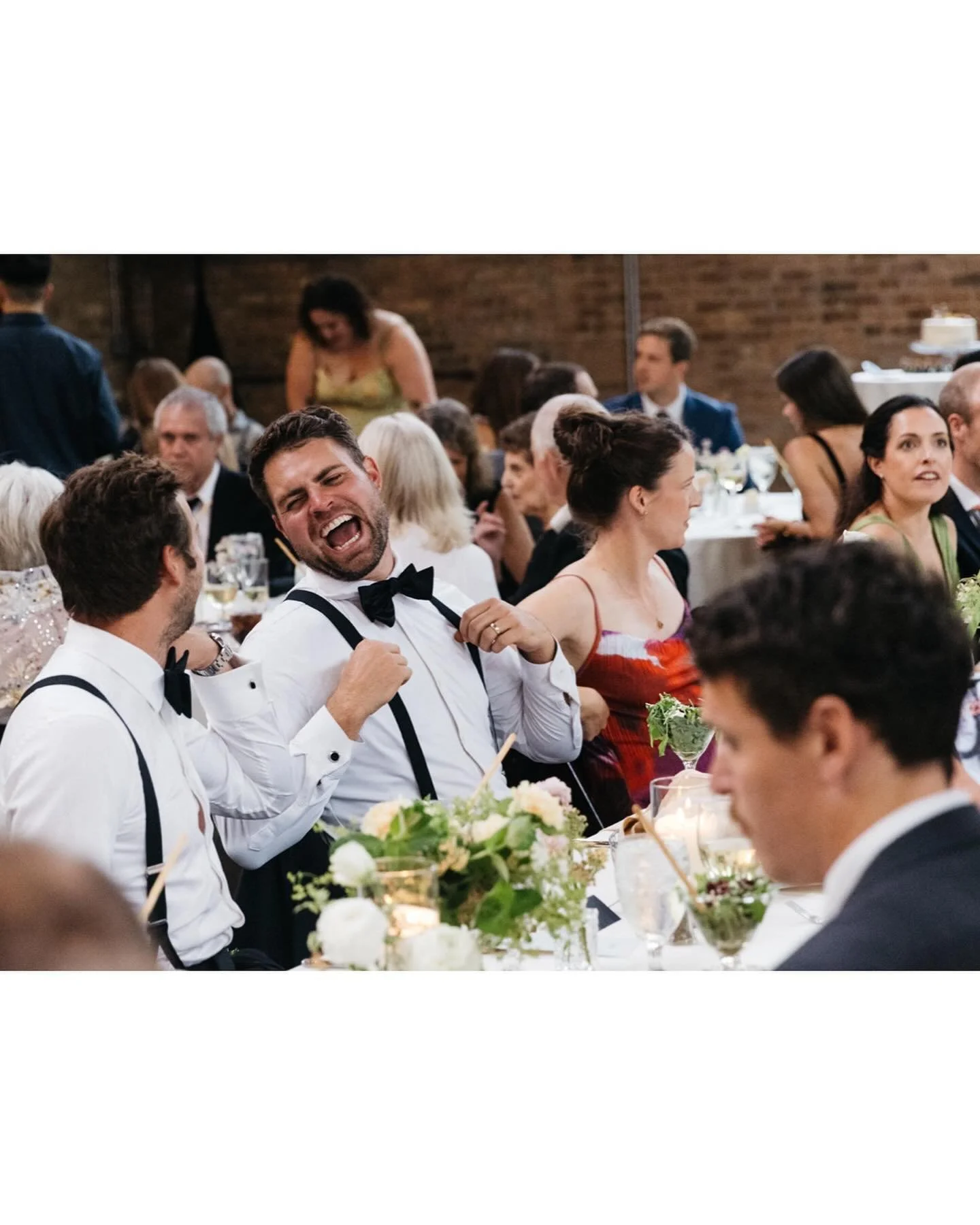 A handful of photos from Andrew + Liz&rsquo;s wedding to give you an idea of how much fun it was to be there. It&rsquo;s the first time I&rsquo;ve heard 200+ people sing someone happy birthday- plus the cake had trick candles. So much fun and laughte